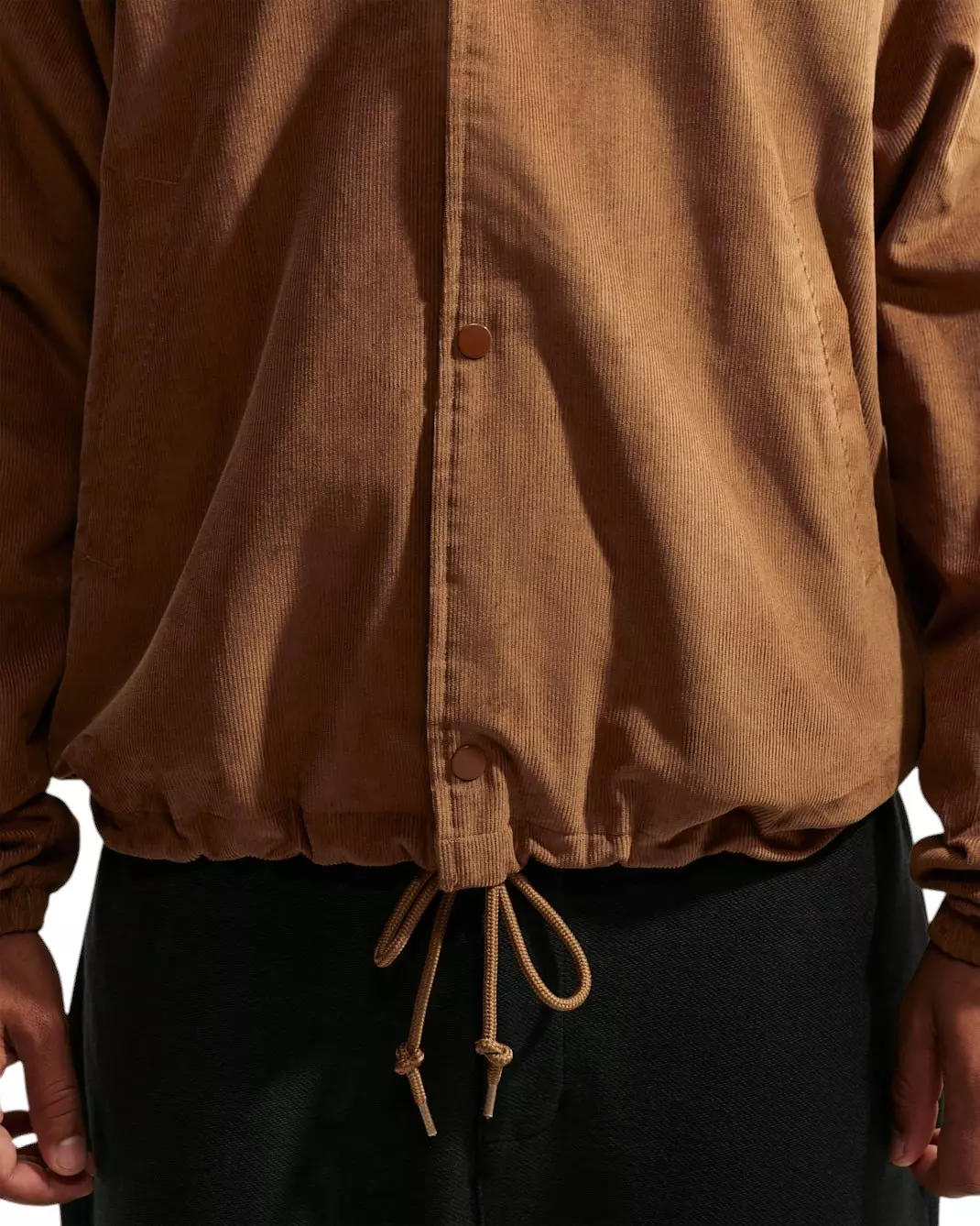 Nike Men's Sportswear Club Corduroy Coaches Jacket - BROWN
