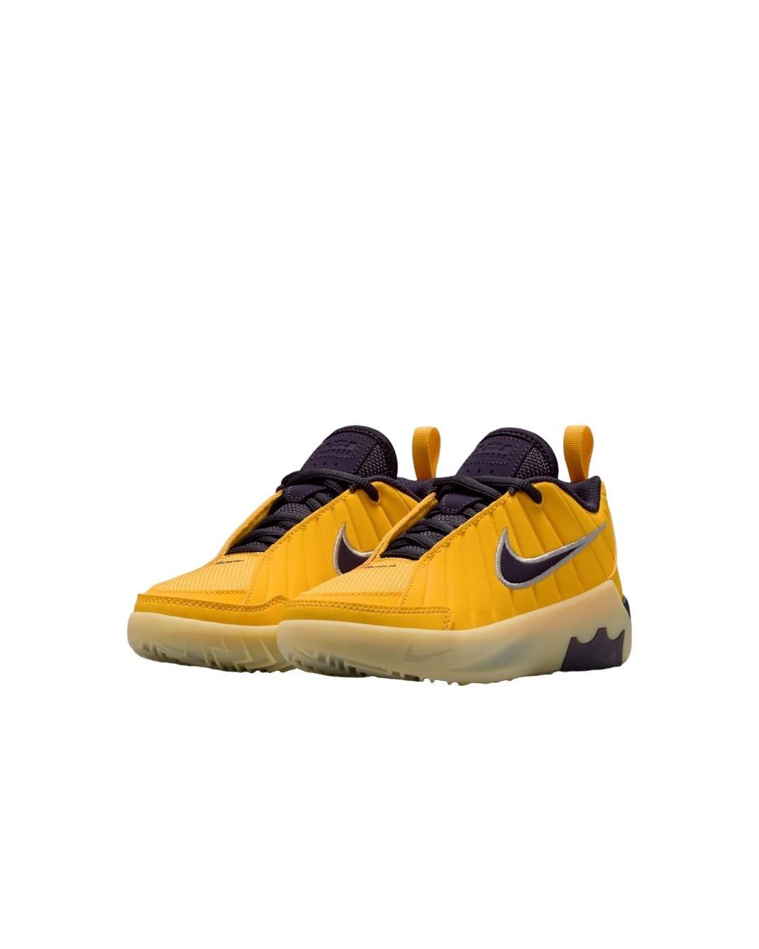 Nike LeBron Witness 9 Preschool Boys' "Amarillo/Soft Yellow/Lilac/Cave Purple" Basketball Shoe