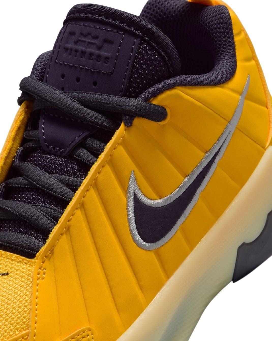 Nike LeBron Witness 9 Preschool Boys' "Amarillo/Soft Yellow/Lilac/Cave Purple" Basketball Shoe