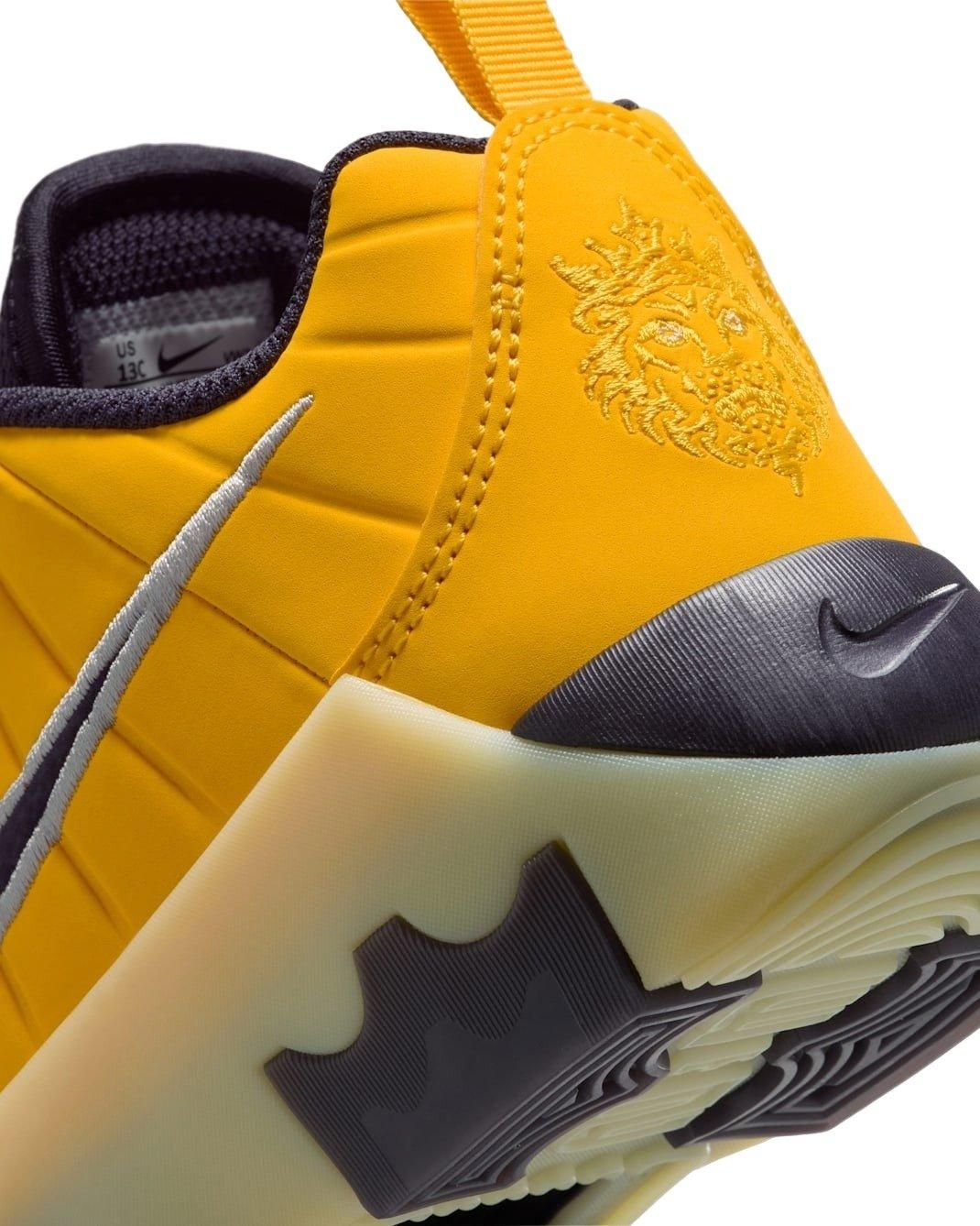 Nike LeBron Witness 9 Preschool Boys' "Amarillo/Soft Yellow/Lilac/Cave Purple" Basketball Shoe