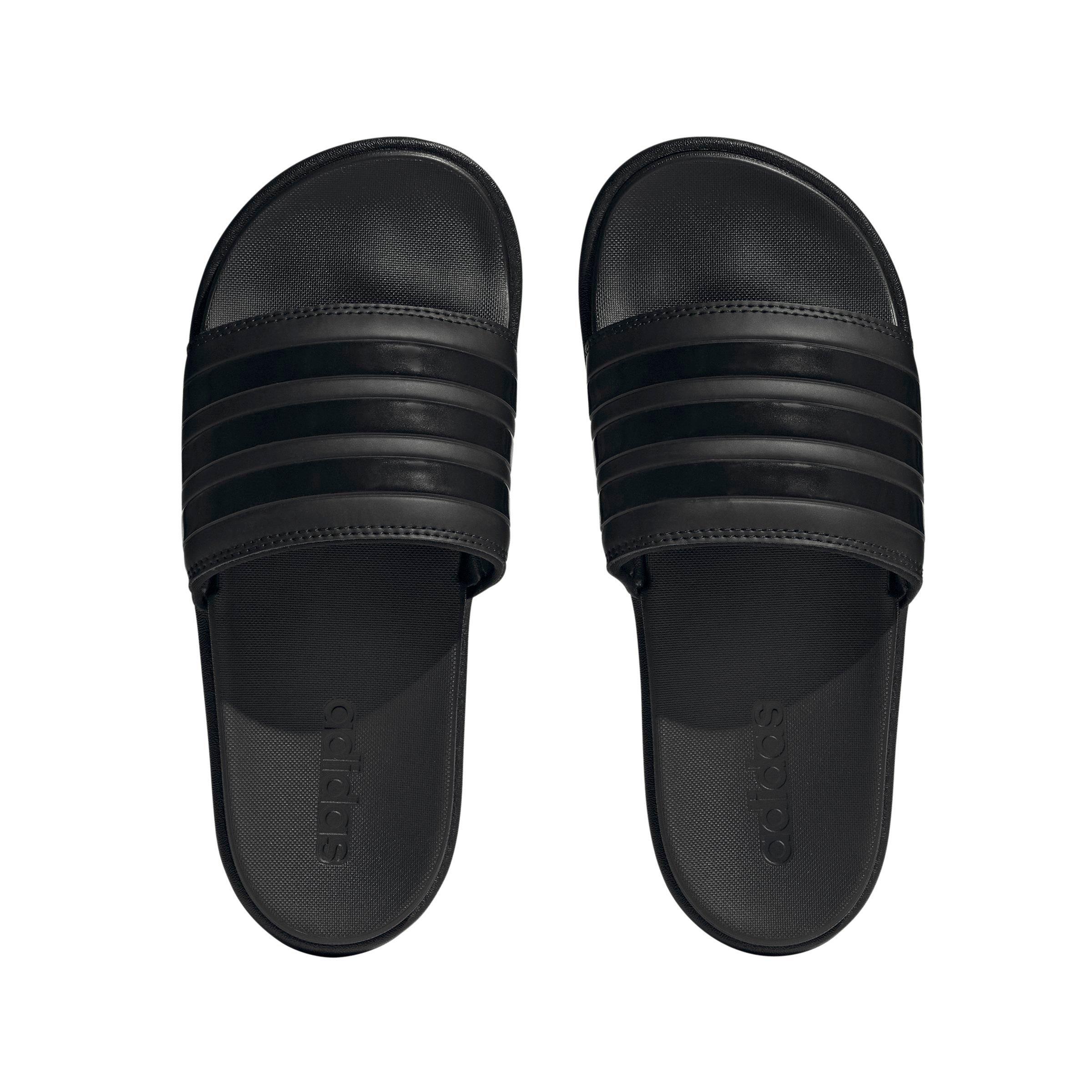 adidas Adilette Platform "Core Black/Core Black/Core Black" Women's Slide - BLACK/BLACK/BLACK Thumbnail View 5