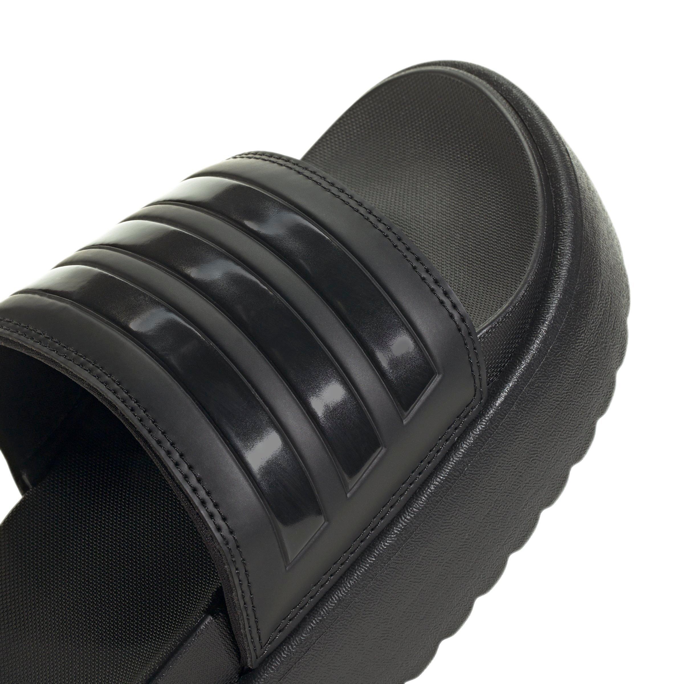 adidas Adilette Platform "Core Black/Core Black/Core Black" Women's Slide - BLACK/BLACK/BLACK Thumbnail View 7