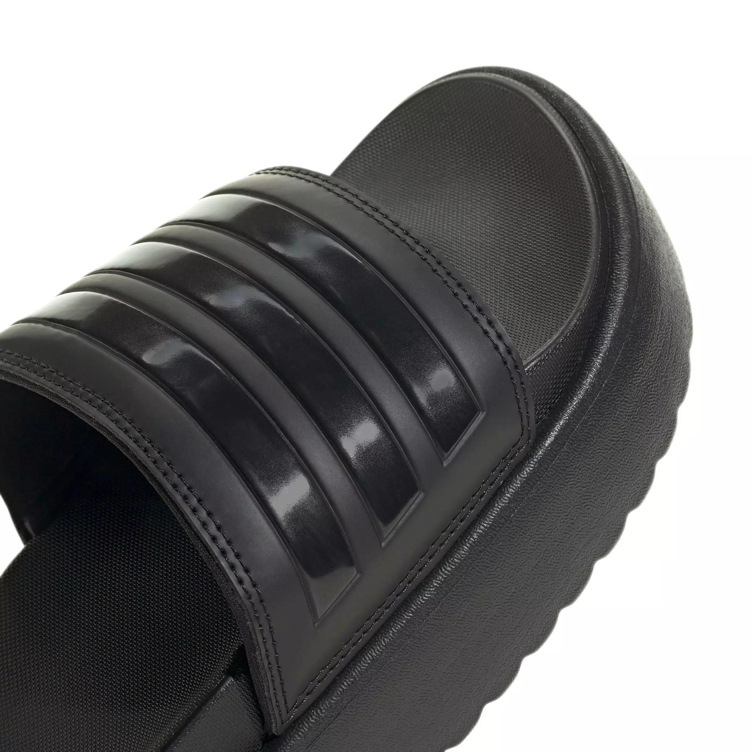 adidas Adilette Platform "Core Black/Core Black/Core Black" Women's Slide - BLACK/BLACK/BLACK