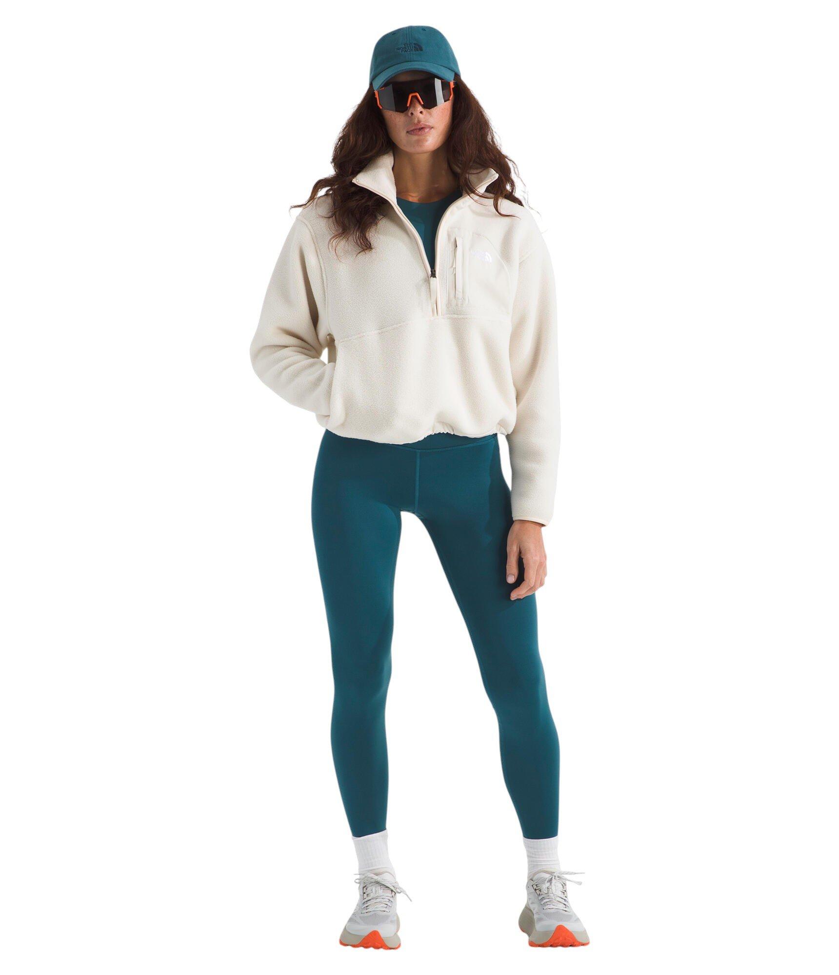 The North Face Women's Yumiori Off Peak 1/2 Zip Jacket - White - WHITE