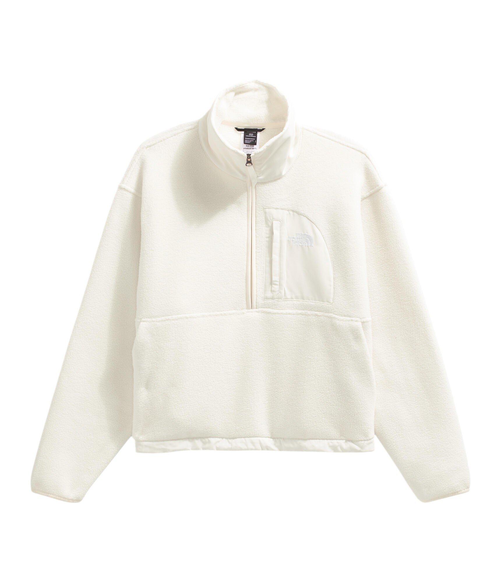 The North Face Women's Yumiori Off Peak 1/2 Zip Jacket - White - WHITE