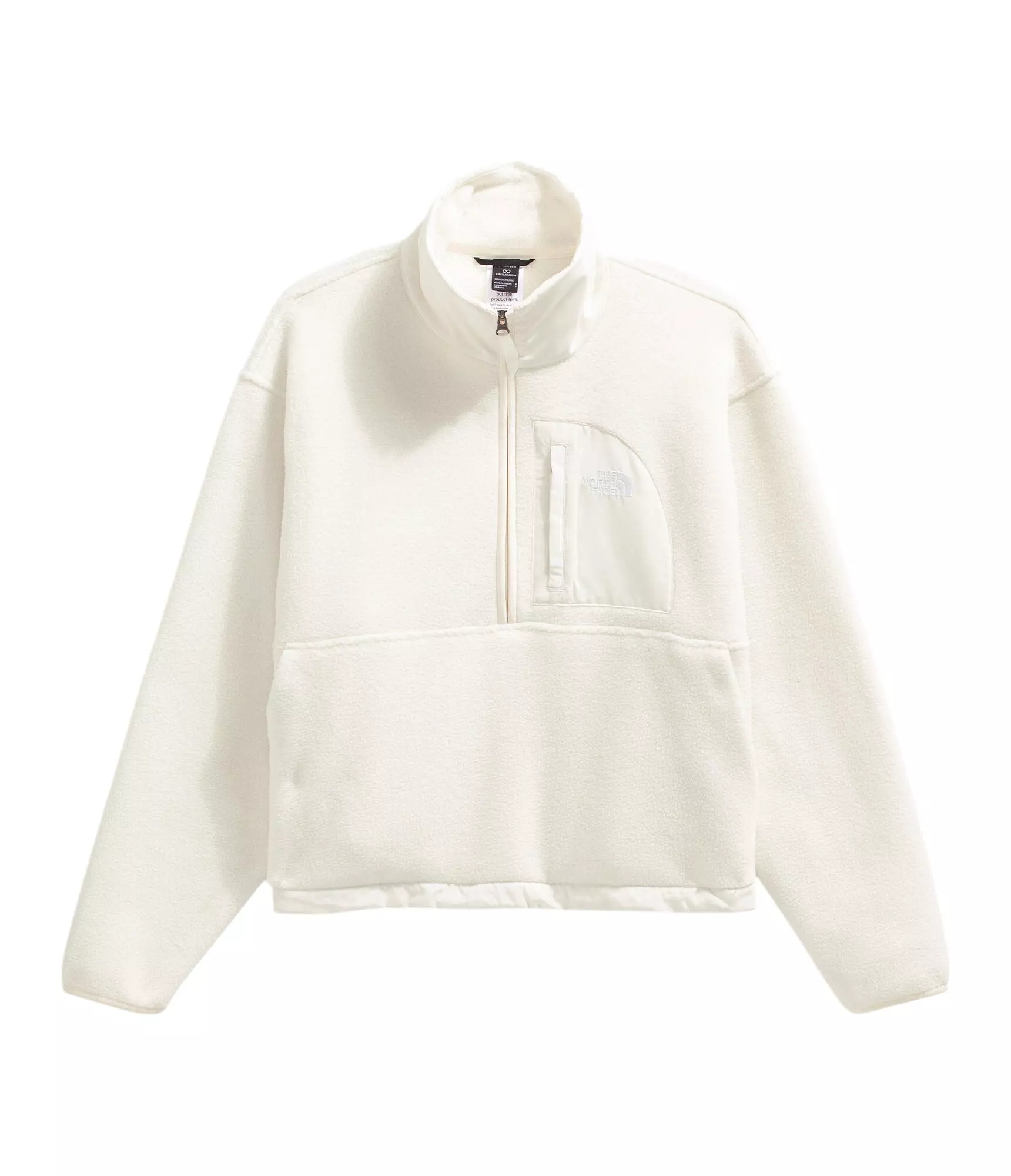 The North Face Women's Yumiori Off Peak 1/2 Zip Jacket - White - WHITE
