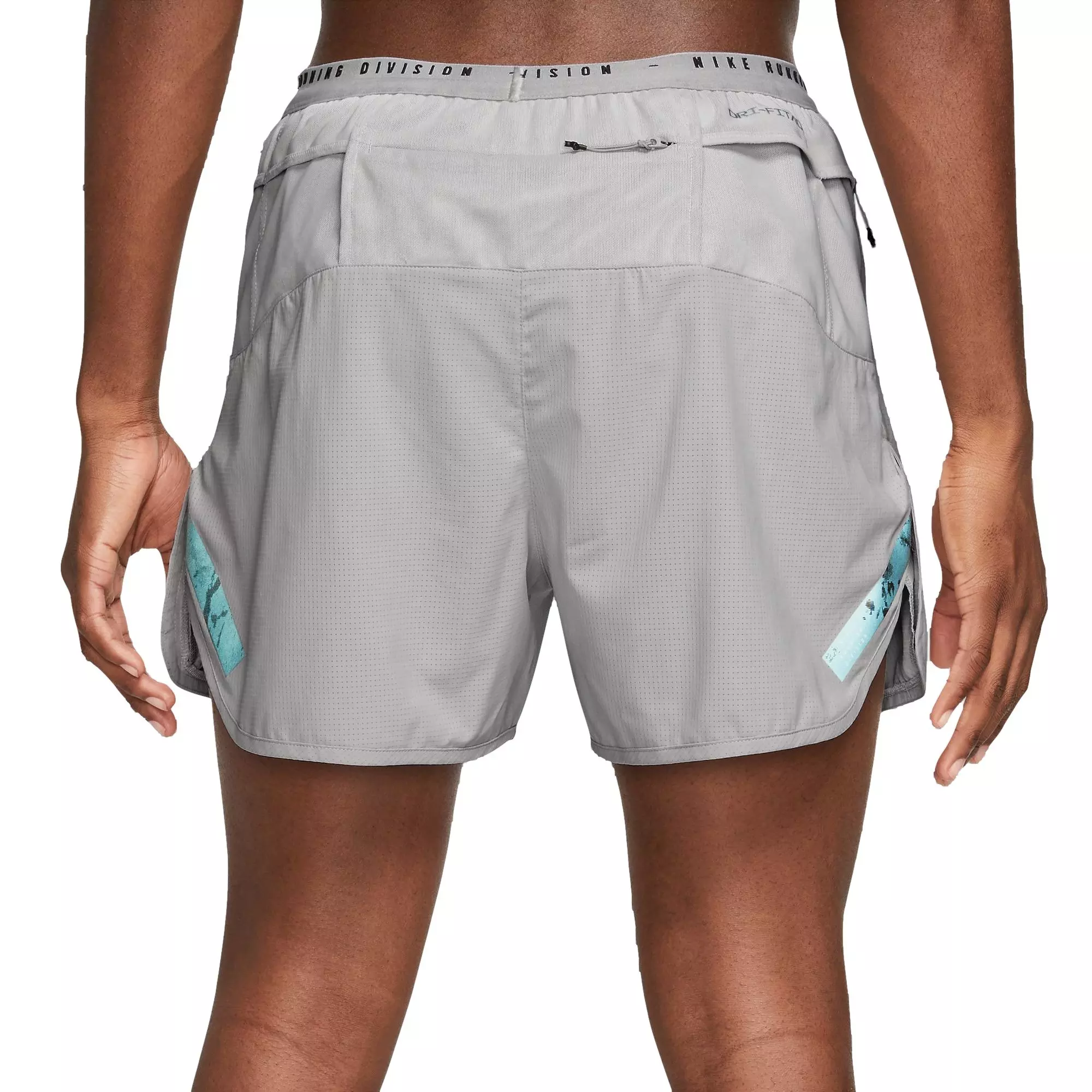 Nike Men's Dri-FIT ADV 4" Brief-Lined Run Divison Pinnacle Shorts - GREY