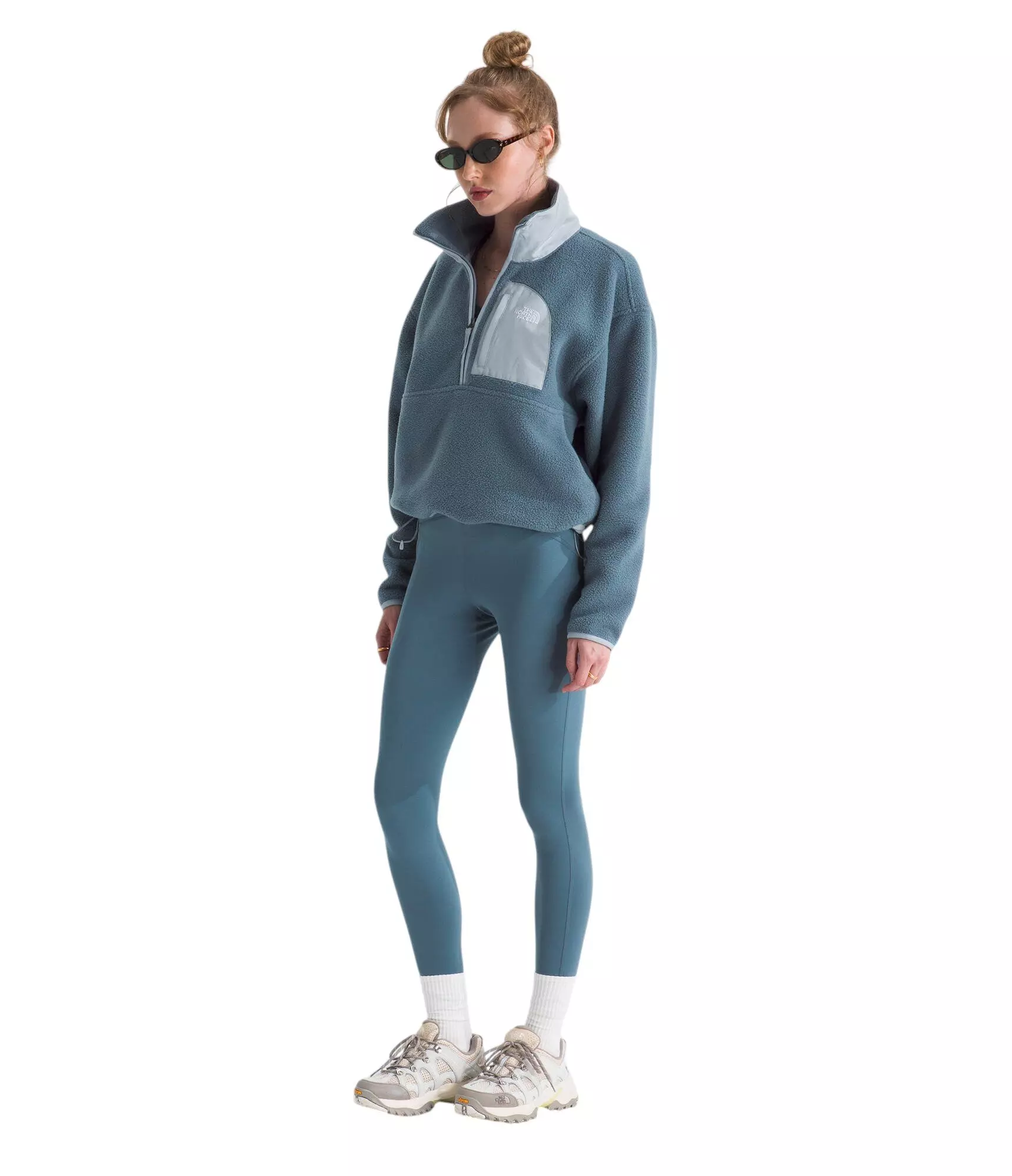The North Face Women's Yumiori Off Peak 1/2 Zip Jacket - Grey - GREY