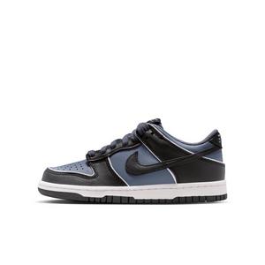Nike Dunk Low SE "Light Carbon/White/White/Black" Grade School Boys' Shoe