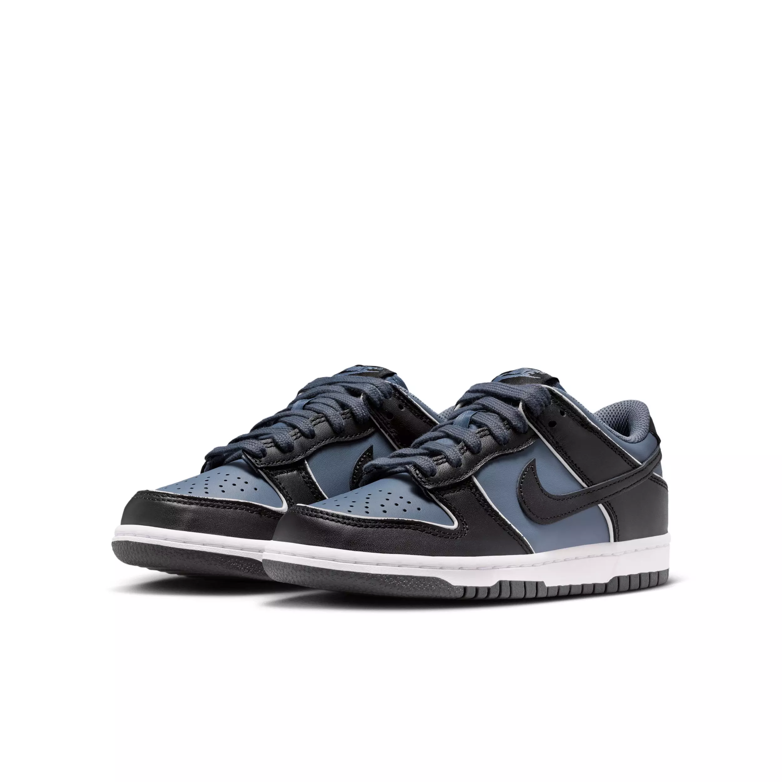 Nike Dunk Low SE "Light Carbon/White/White/Black" Grade School Boys' Shoe - LT CARBON/WHITE/WHITE/BLACK