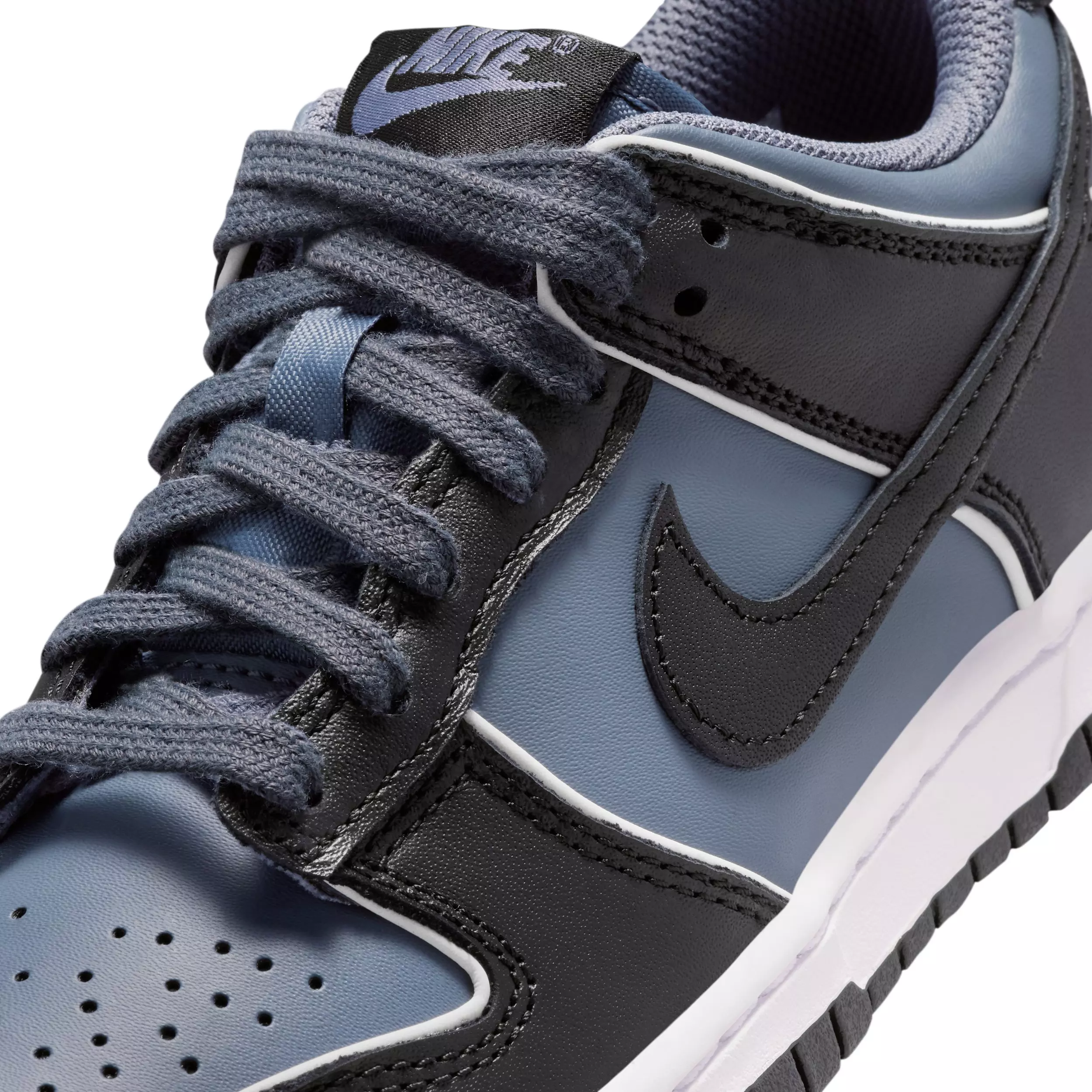 Nike Dunk Low SE "Light Carbon/White/White/Black" Grade School Boys' Shoe - LT CARBON/WHITE/WHITE/BLACK