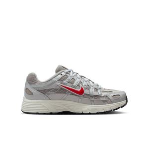 Nike P-6000 "College Grey/Vast Grey/Phantom/Fire Red" Grade School Boys' Shoe
