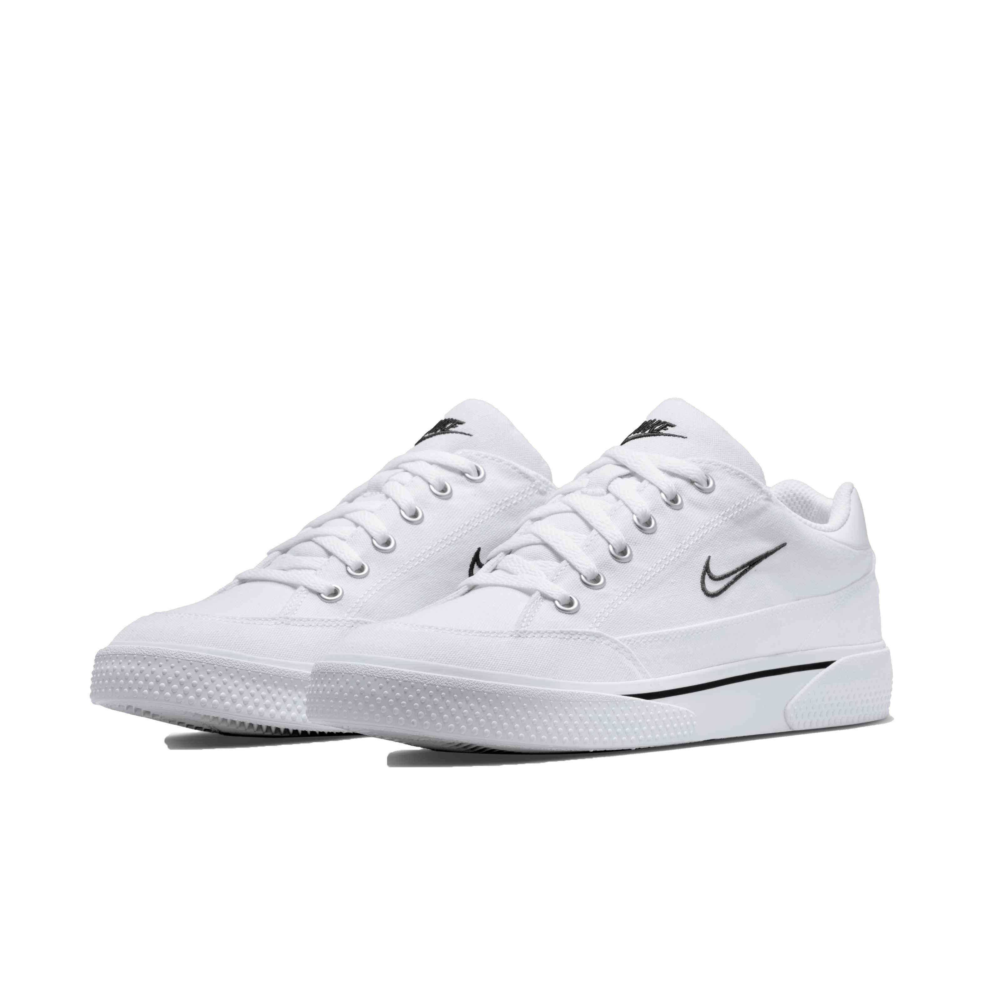 Nike Retro GTS "White/Black" Women's Shoe - WHITE Thumbnail View 3