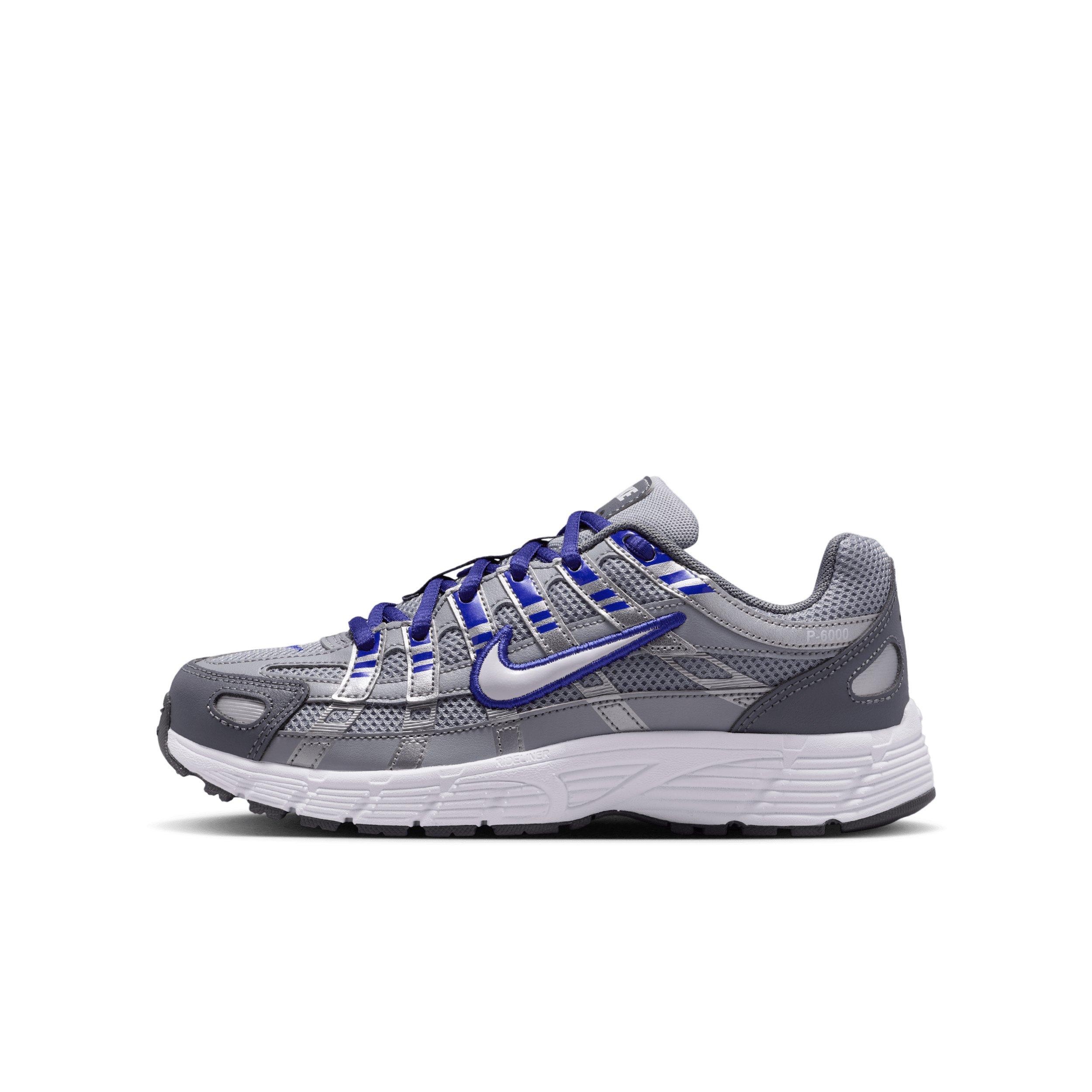 Nike P-6000 Grade School Boys' "Wolf Grey/Deep Night/Metallic Silver/White" Shoe