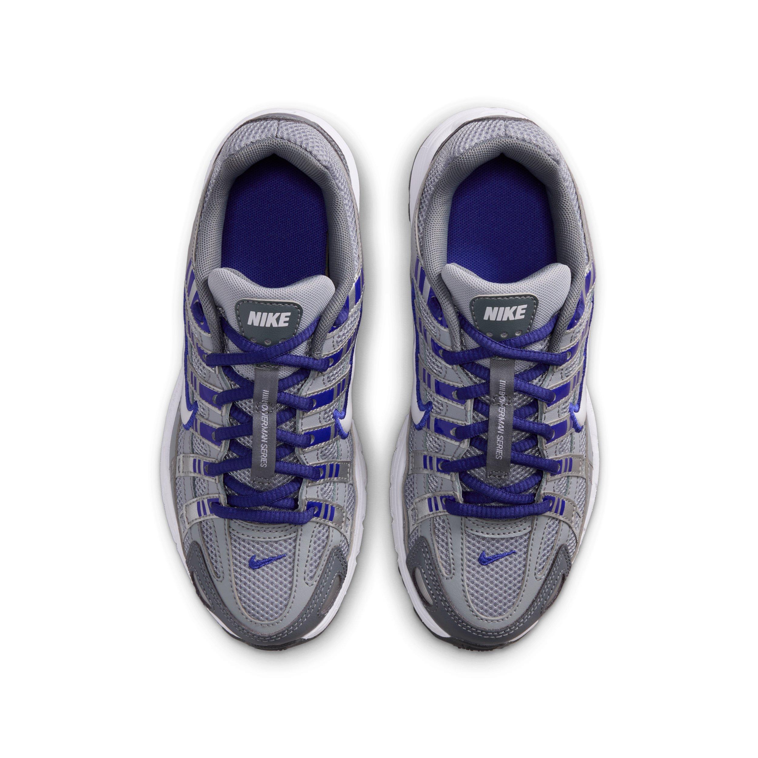 Nike P-6000 Grade School Boys' "Wolf Grey/Deep Night/Metallic Silver/White" Shoe