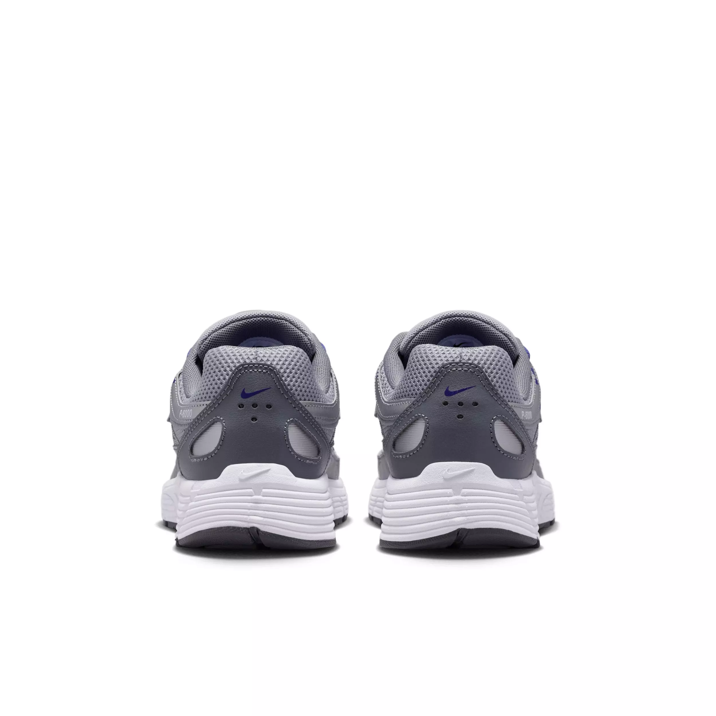 Nike P-6000 "Wolf Grey/Deep Night/Metallic Silver/White" Grade School Boys' Shoe - GREY/NIGHT/SILVER/WHITE