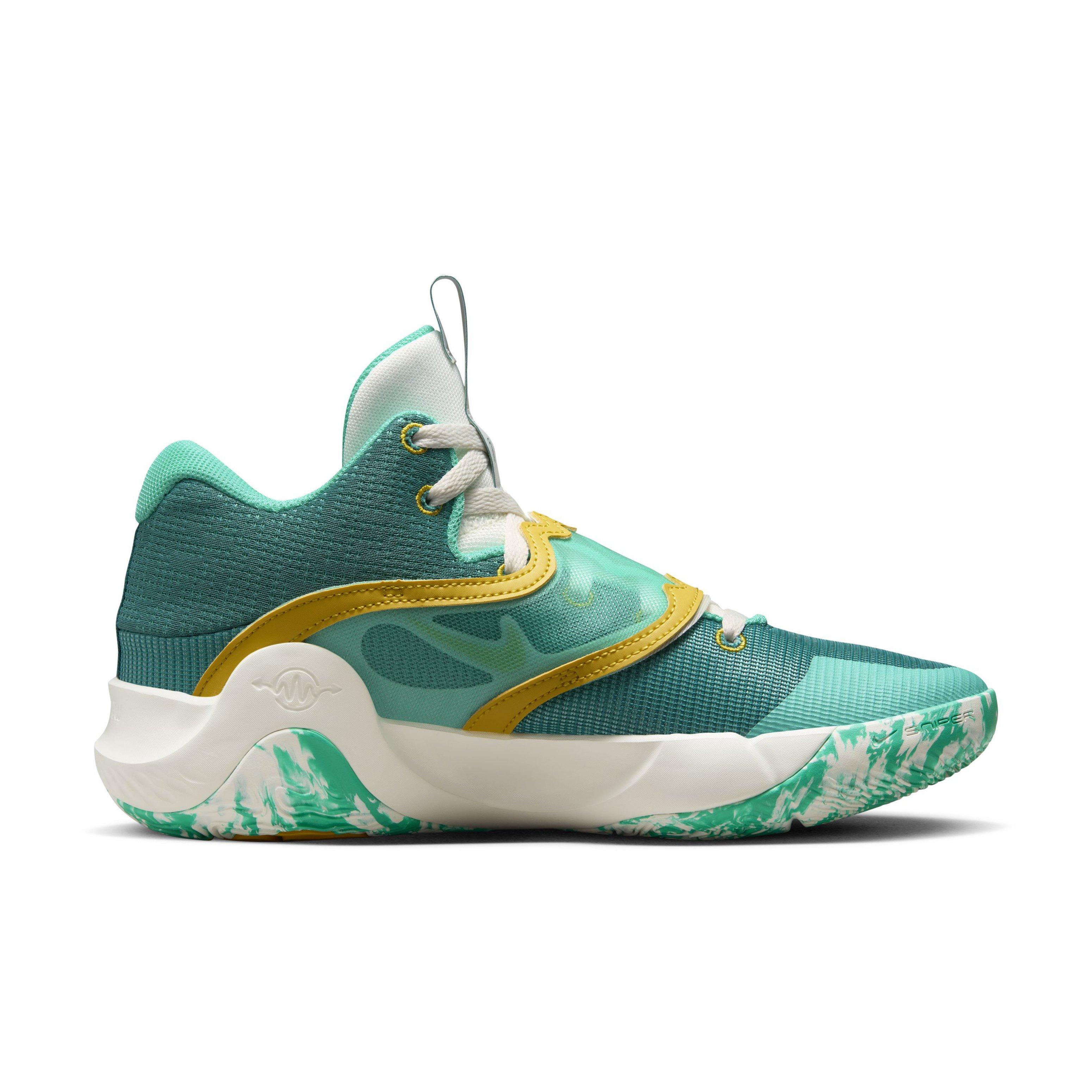 Nike KD Trey 5 X "Clear Jade/Geode Teal/Sail/Vivid Sulfur" Men's Basketball Shoe - JADE/TEAL/SAIL/SULFUR Thumbnail View 1