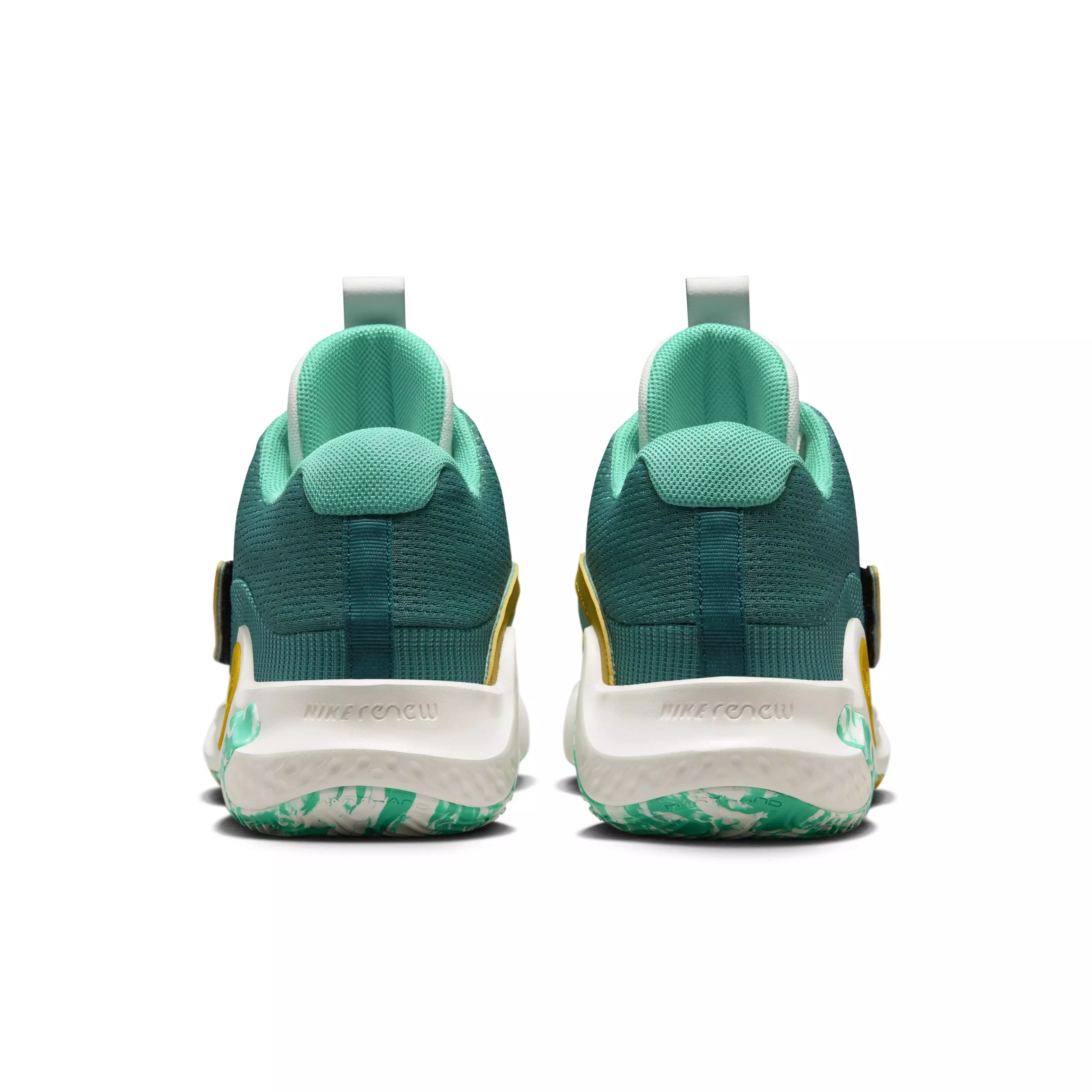 Nike KD Trey 5 X "Clear Jade/Geode Teal/Sail/Vivid Sulfur" Men's Basketball Shoe - JADE/TEAL/SAIL/SULFUR