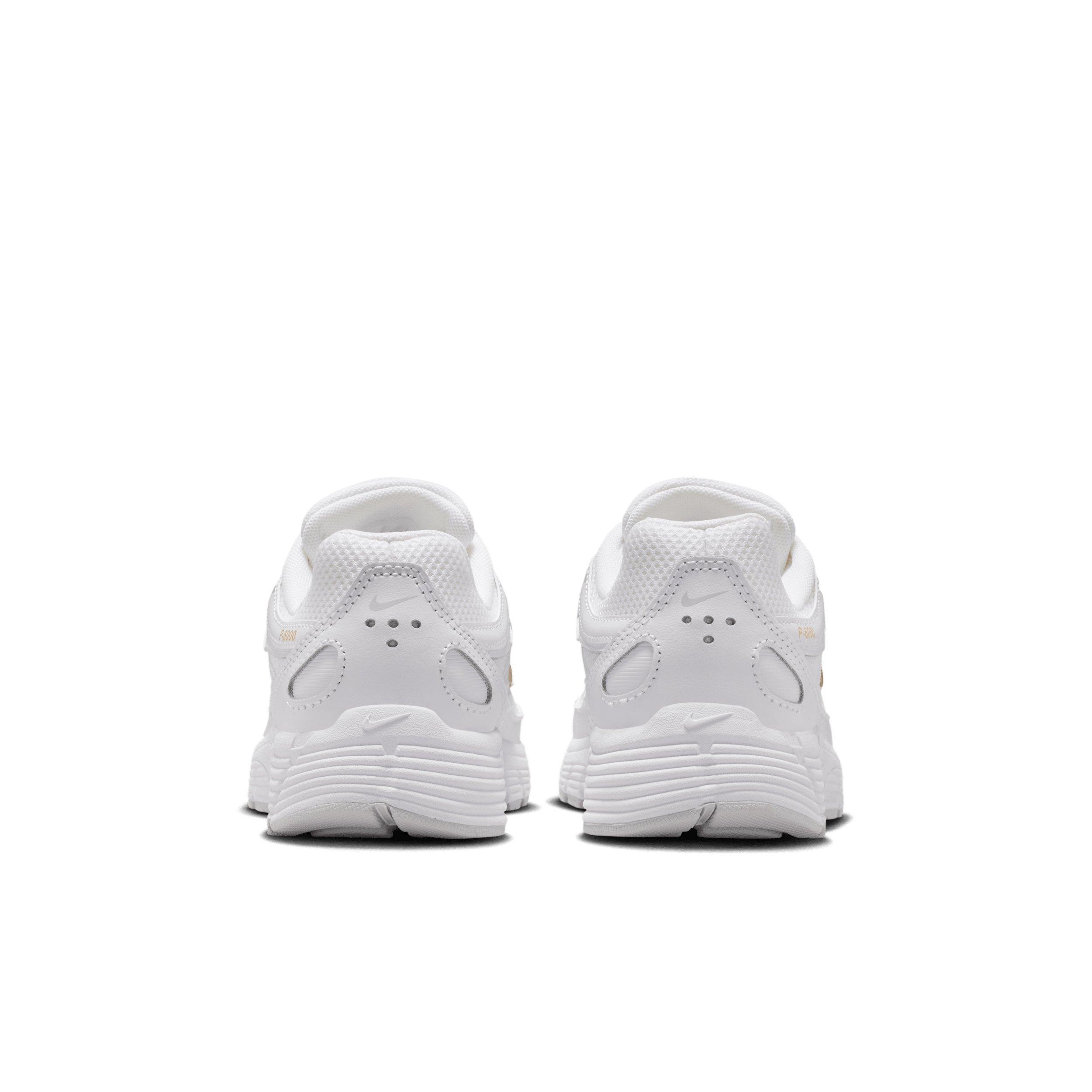 Nike P-6000 Grade School Girls' "White/Pure Platinum/Metallic Gold" Shoe