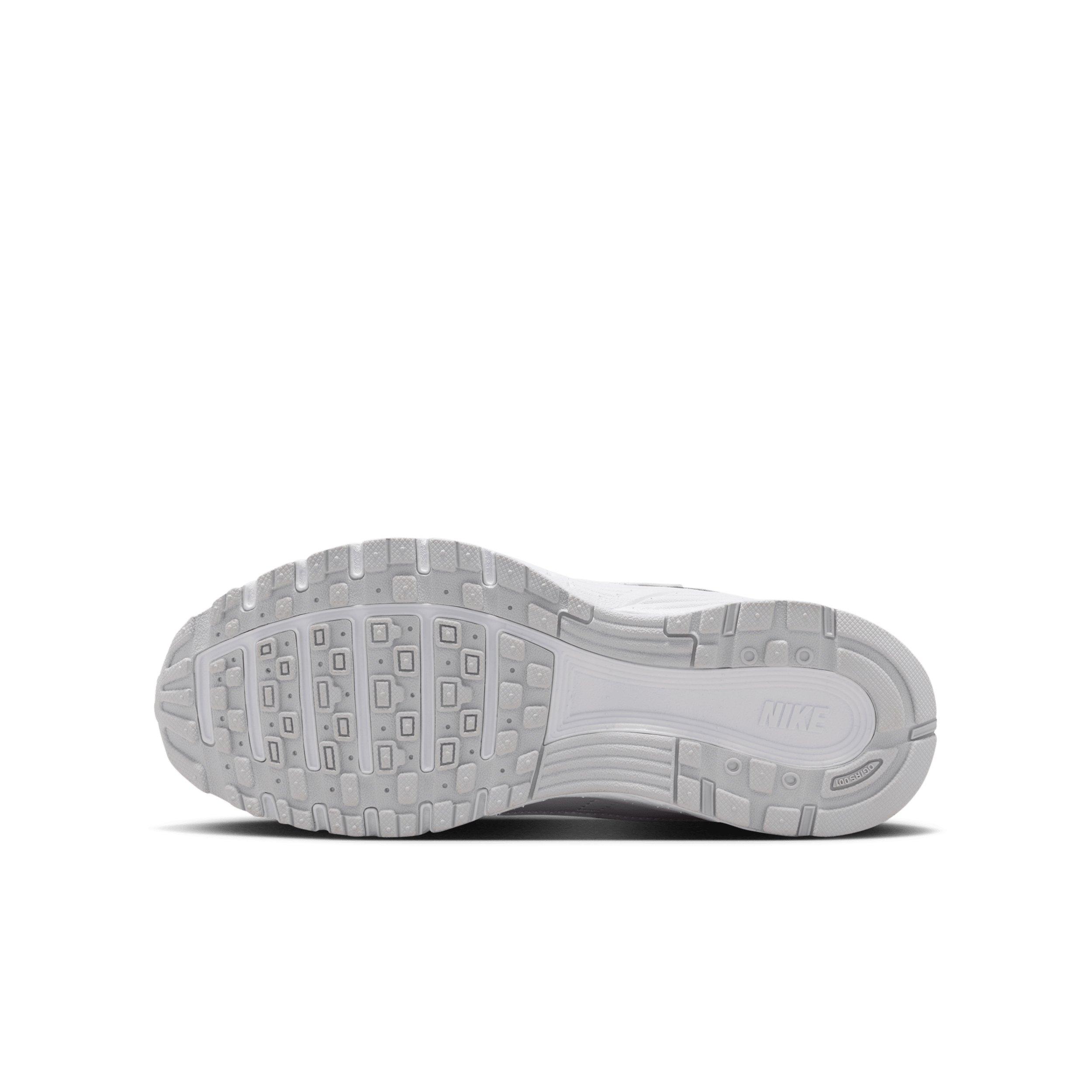 Nike P-6000 Grade School Girls' "White/Pure Platinum/Metallic Gold" Shoe