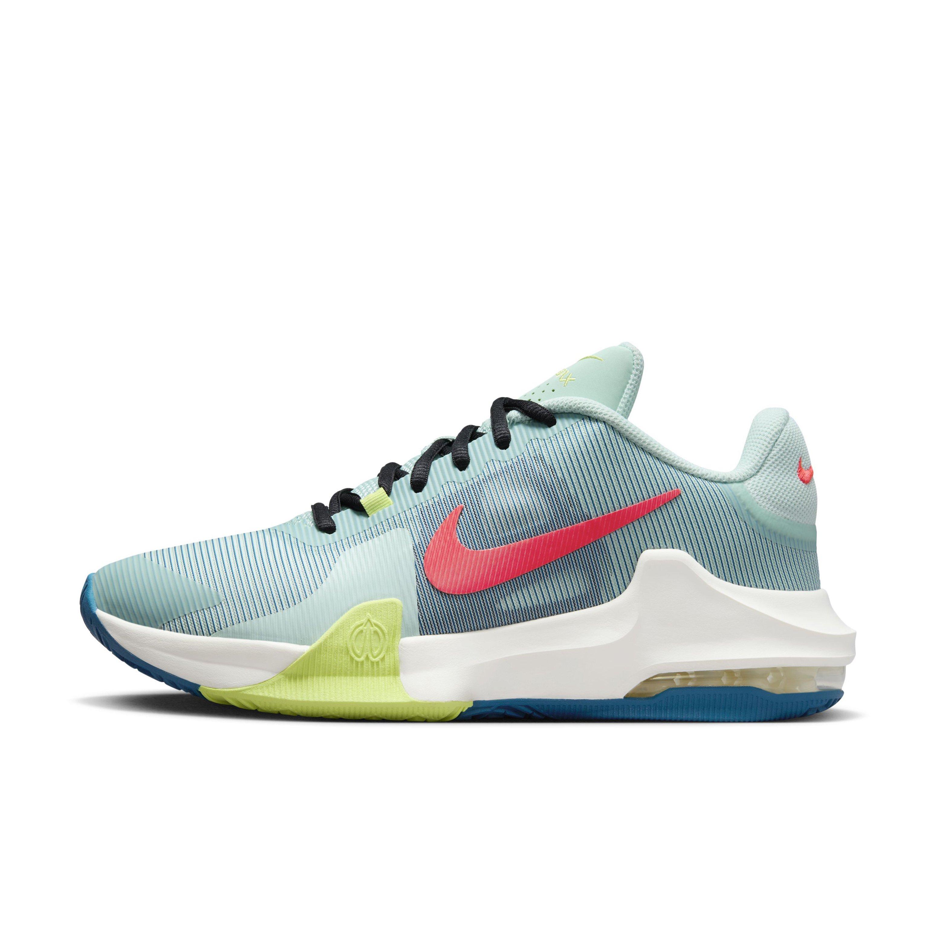 Nike Impact 4 "Jade Ice/Bright Crimson/Industrial Blue" Men's Basketball Shoe - JADE/CRIMSON/BLUE Thumbnail View 2
