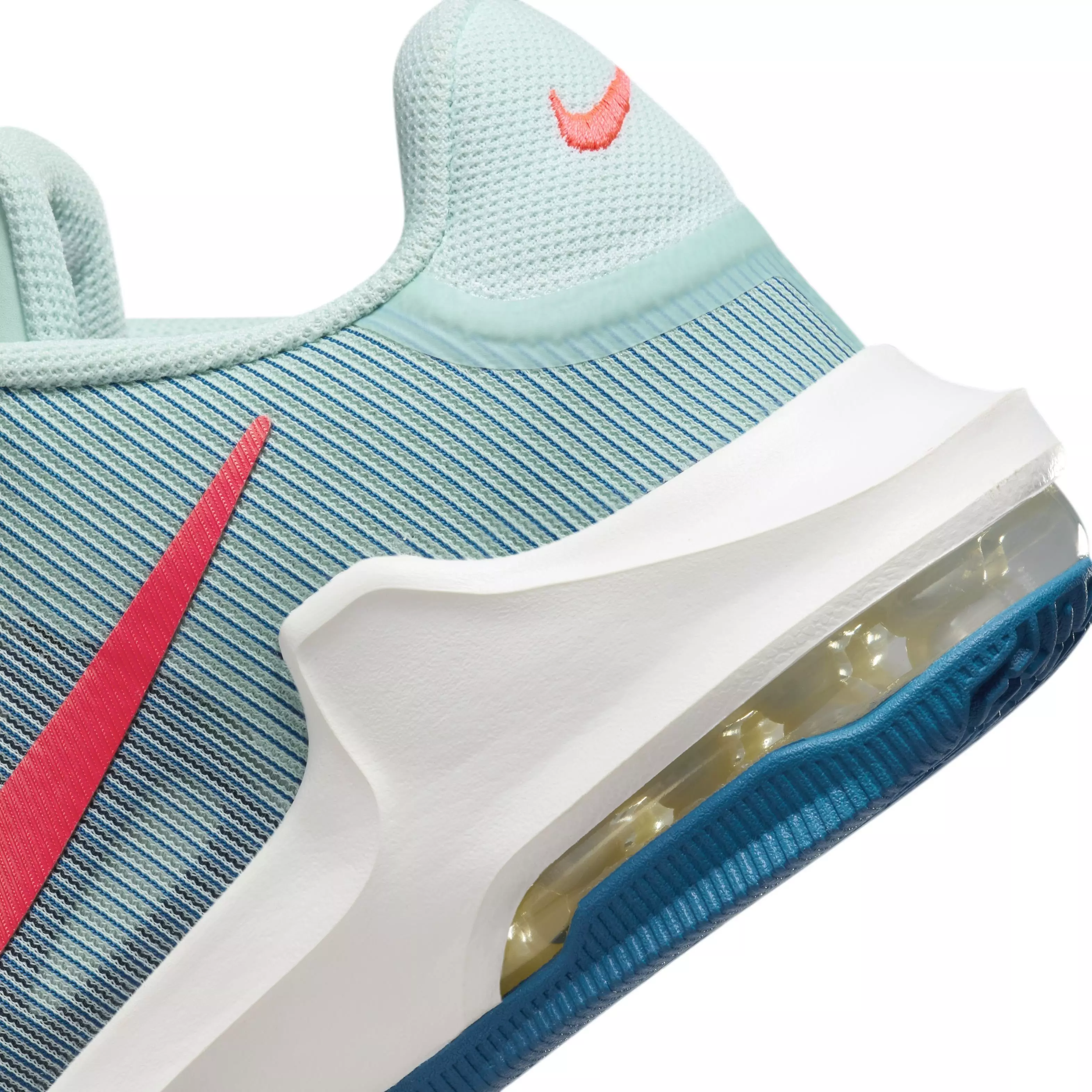 Nike Impact 4 "Jade Ice/Bright Crimson/Industrial Blue" Men's Basketball Shoe - JADE/CRIMSON/BLUE