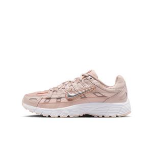 Nike P-6000 "Silt Red/Light Soft Pink/Particle Pink/Metallic Silver" Grade School Girls' Shoe
