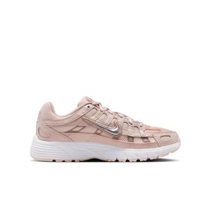 Nike P-6000 "Silt Red/Light Soft Pink/Particle Pink/Metallic Silver" Grade School Girls' Shoe