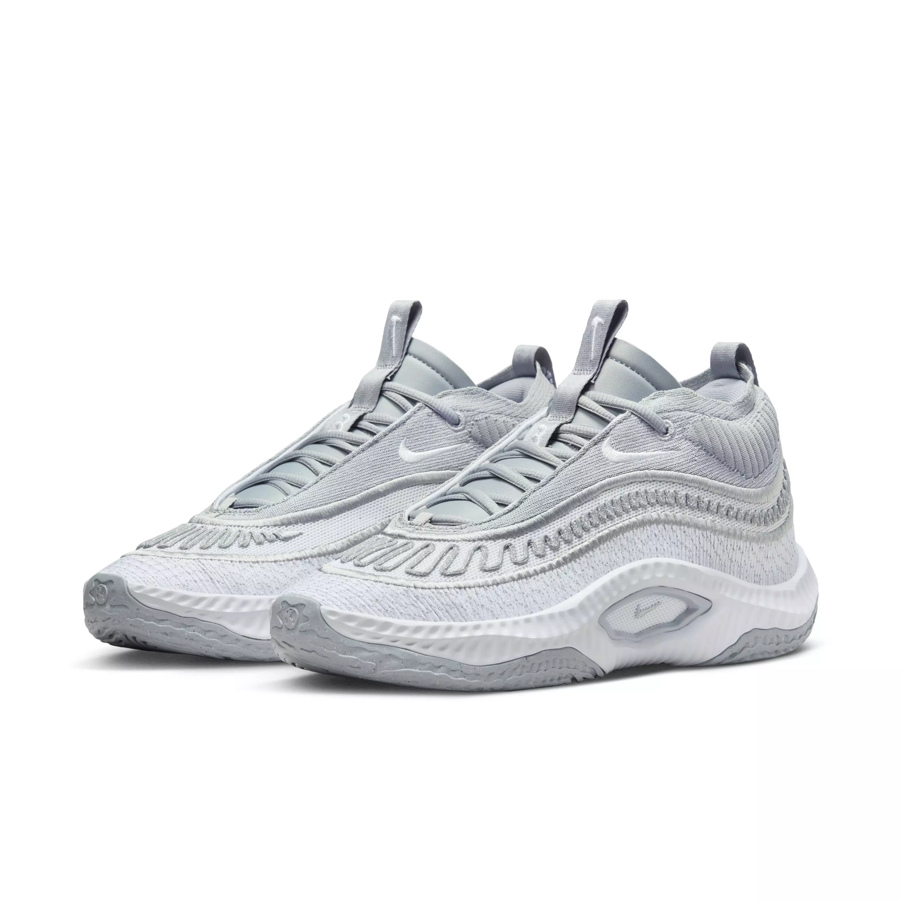 Nike Cosmic Unity 3 (Team) "Wolf Grey/White/White" Men's Basketball Shoe - GREY/WHITE/WHITE