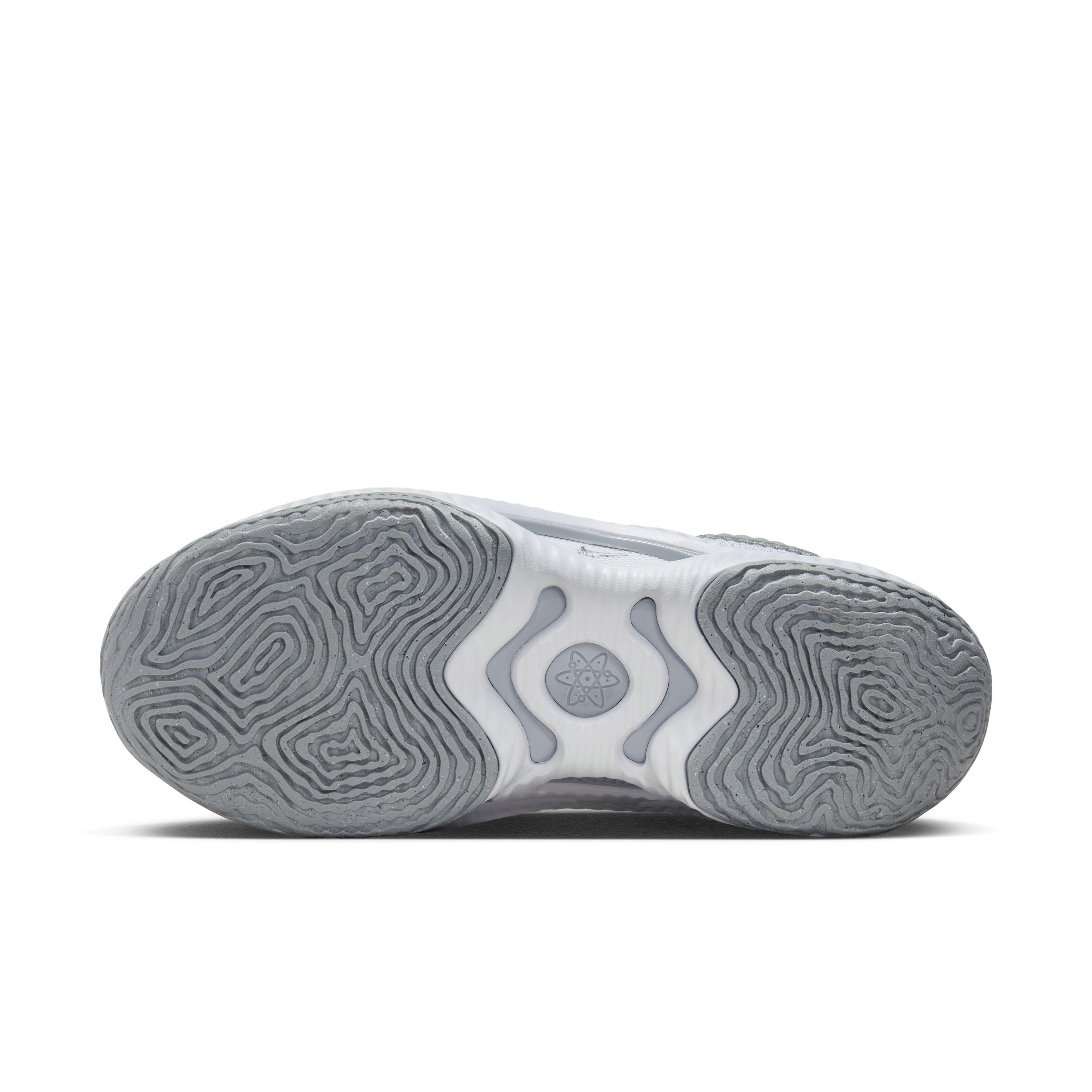 Nike Cosmic Unity 3 (Team) "Wolf Grey/White/White" Men's Basketball Shoe - GREY/WHITE/WHITE Thumbnail View 6