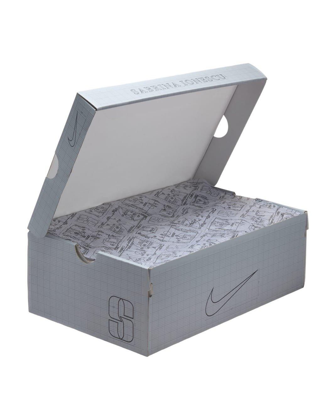 Nike Sabrina 3 "Morale" Grade School Boys' "Black/Dark Smoke Grey/Iron Grey/White" Basketball Shoe