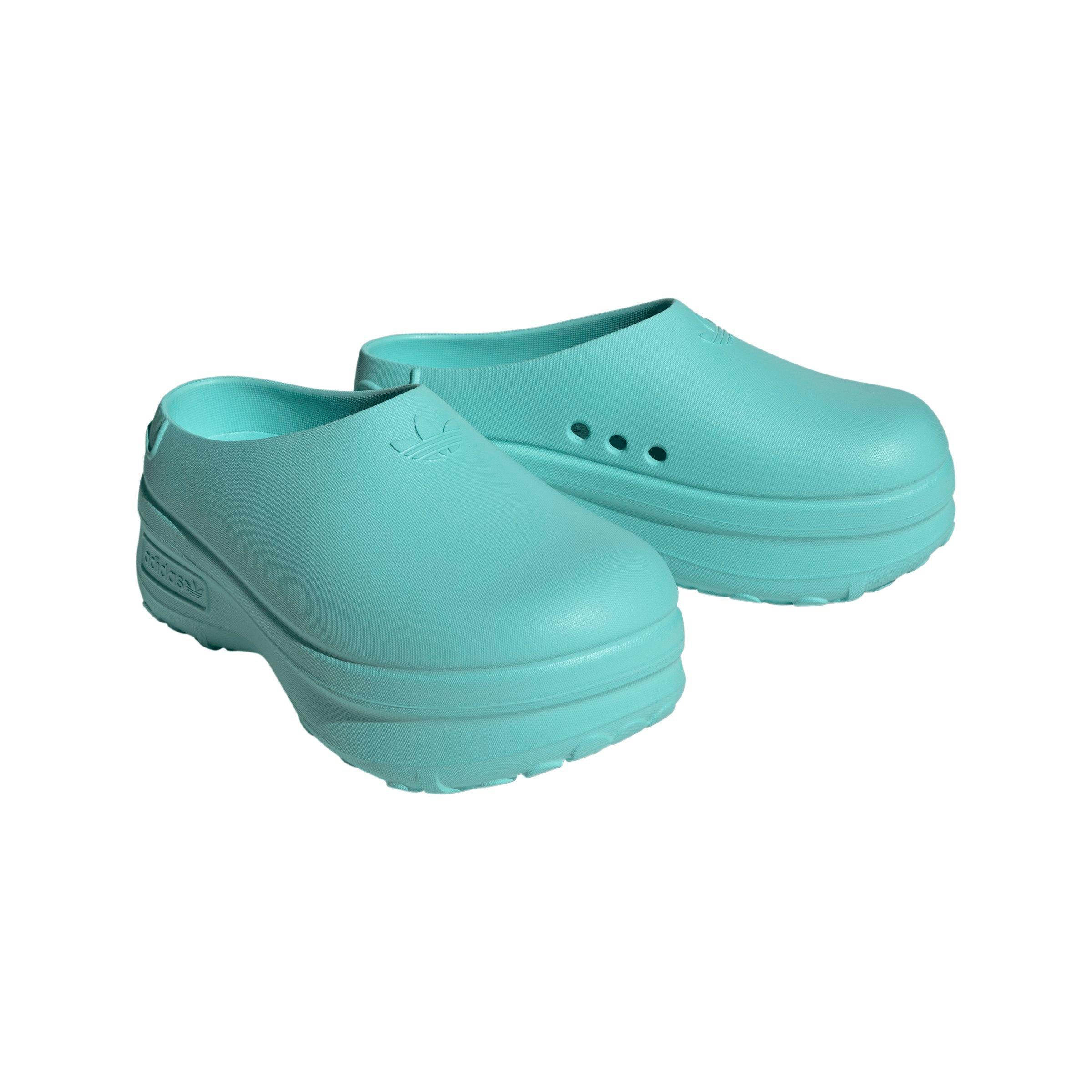 adidas Originals Adifom Stan Smith Mule "Fla Aqua/Fla Aqua/Core Black" Women's Shoe - AQUA/AQUA/BLACK Thumbnail View 3