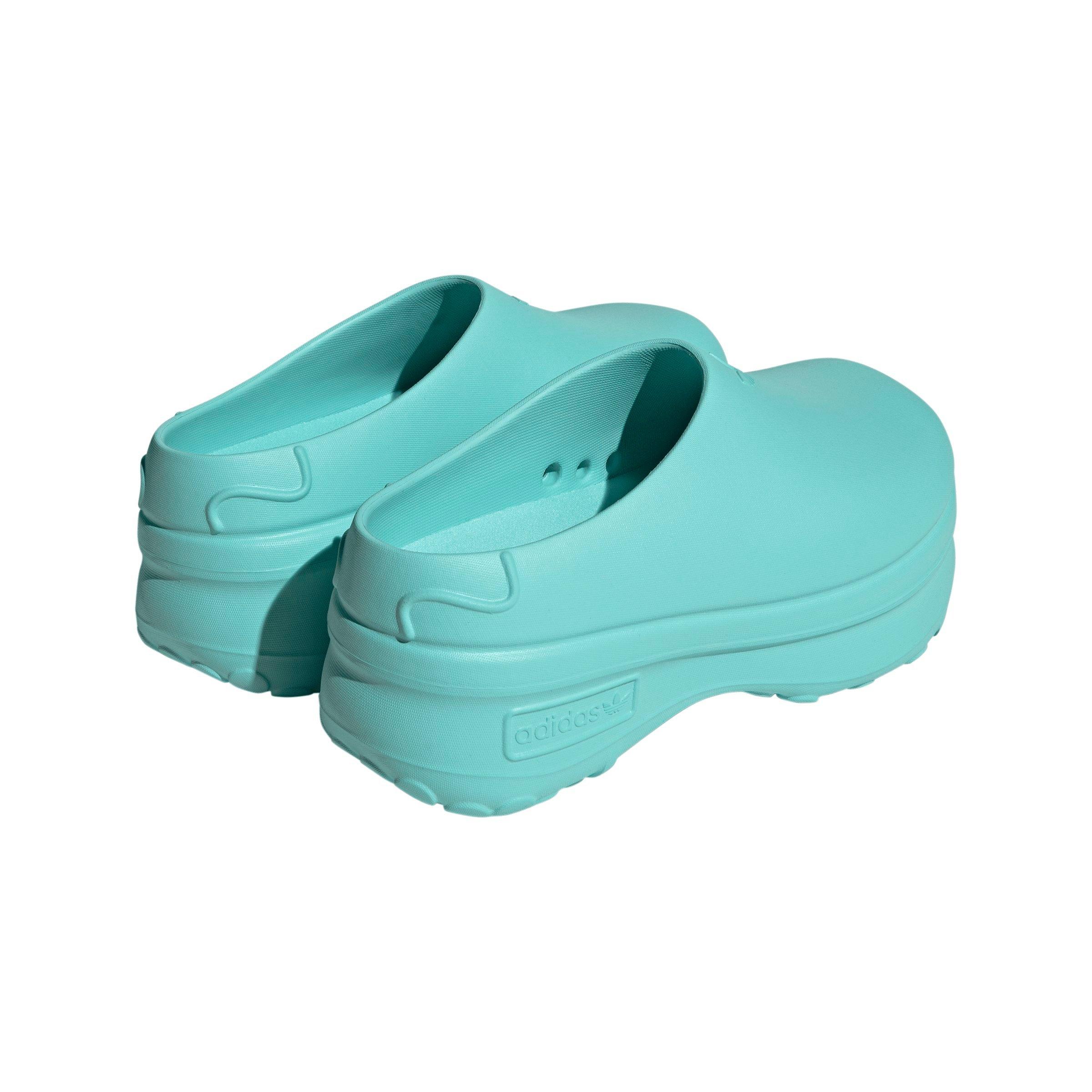 adidas Originals Adifom Stan Smith Mule "Fla Aqua/Fla Aqua/Core Black" Women's Shoe - AQUA/AQUA/BLACK Thumbnail View 4