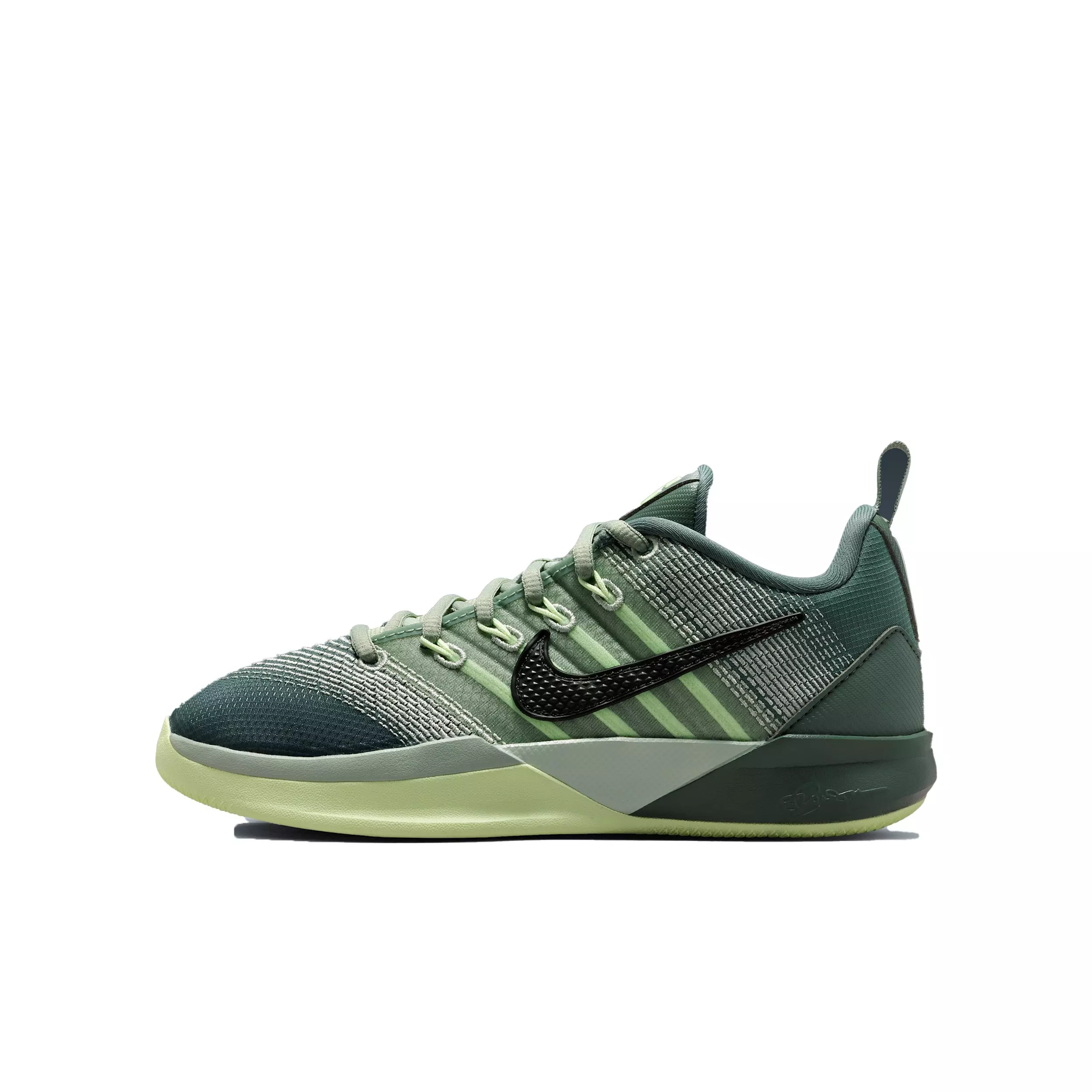 Nike Sabrina 3 "Clay Green/Seafoam/Volt Tint/Sequoia" Grade School Boys' Basketball Shoe - GREEN/SEAFOAM/VOLT/SEQUOIA