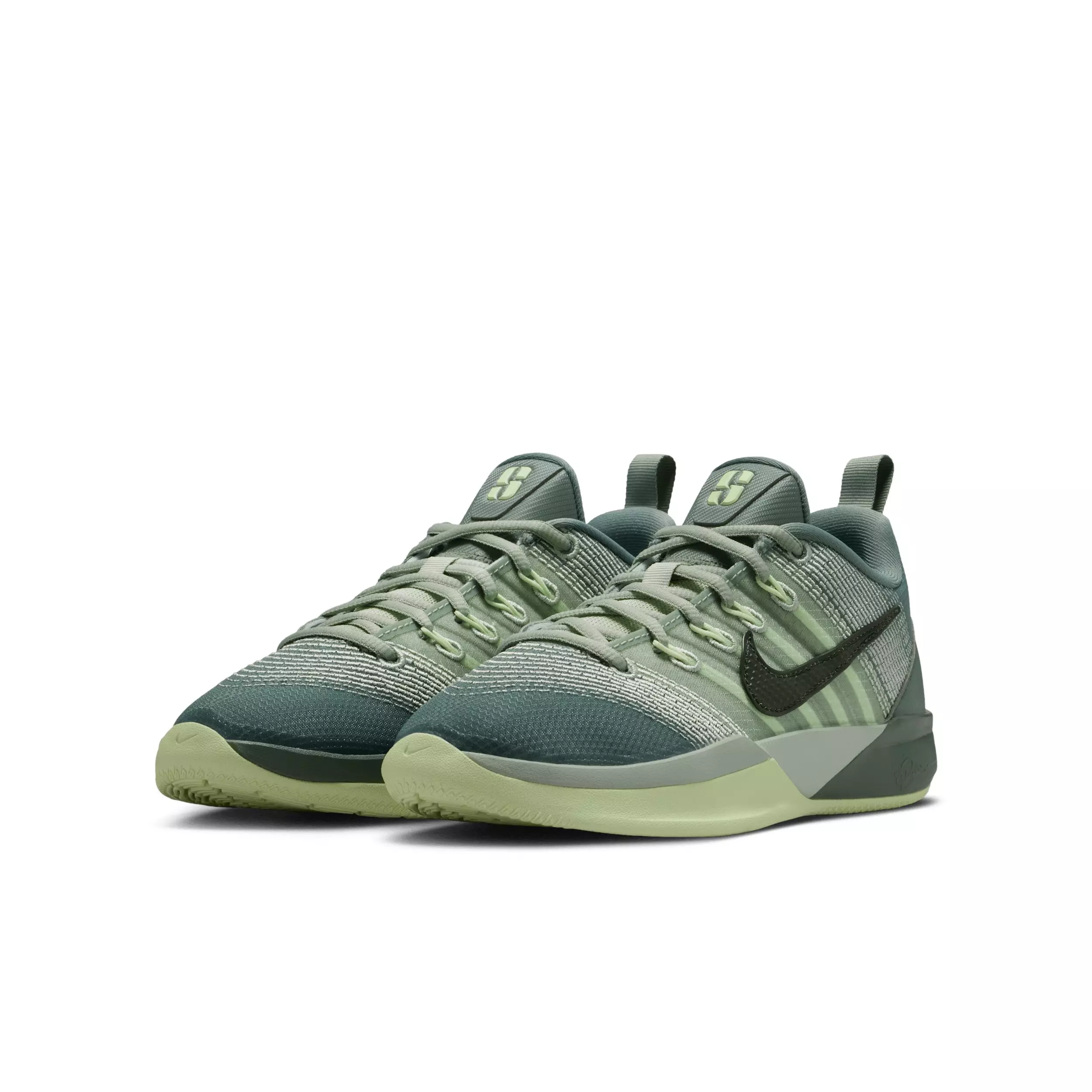 Nike Sabrina 3 "Clay Green/Seafoam/Volt Tint/Sequoia" Grade School Boys' Basketball Shoe - GREEN/SEAFOAM/VOLT/SEQUOIA