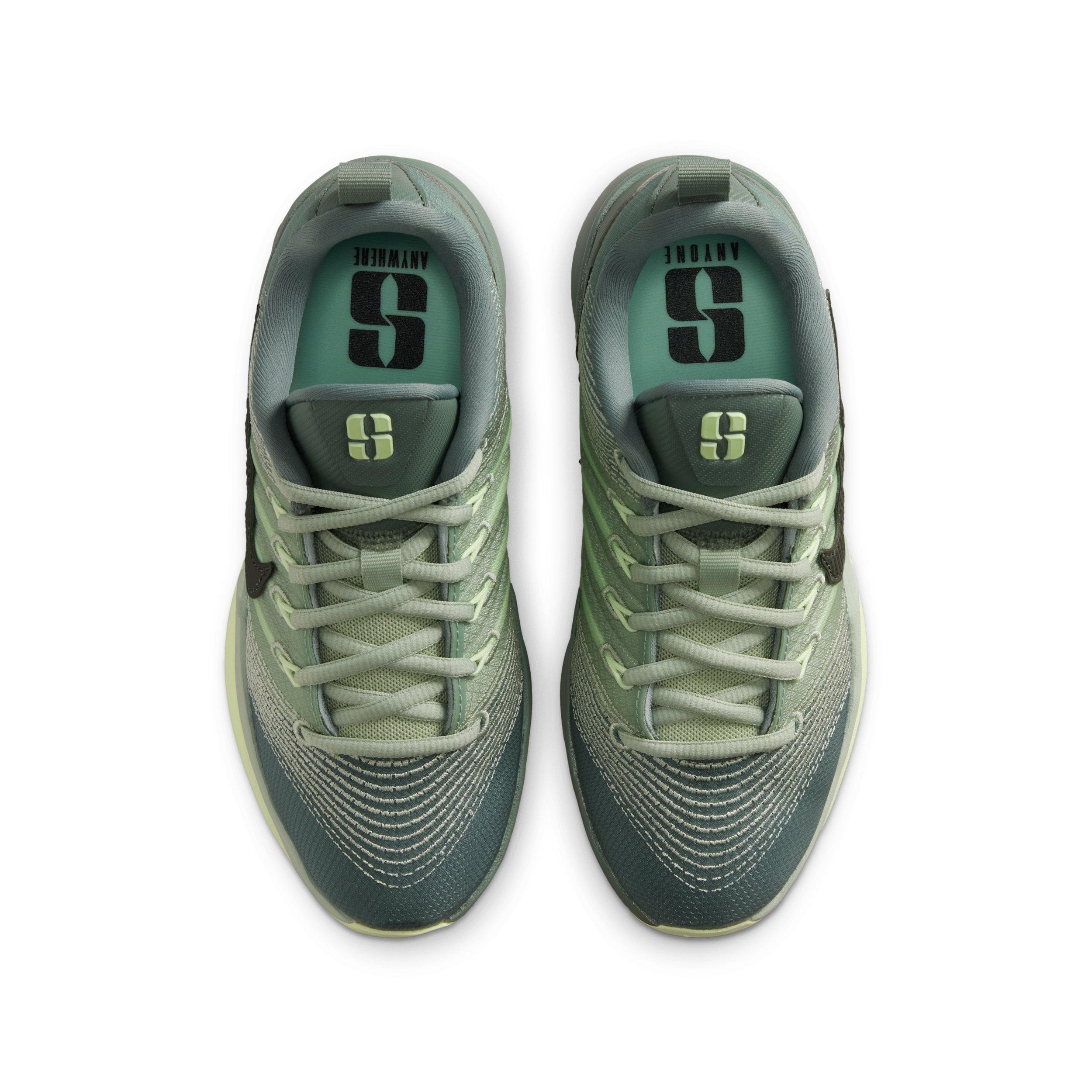 Nike Sabrina 3 Grade School Boys' "Clay Green/Seafoam/Volt Tint/Sequoia" Basketball Shoe