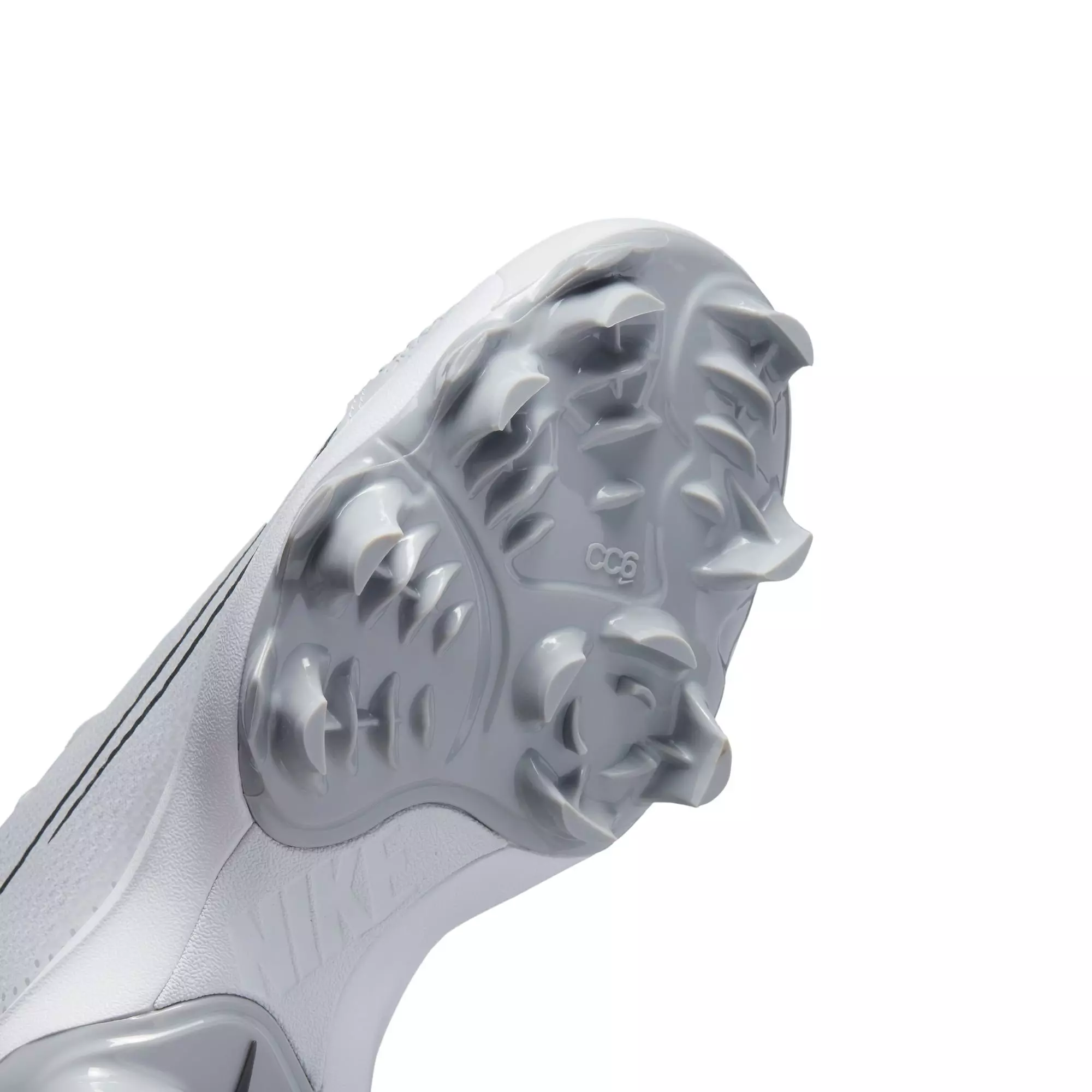 Nike Hyperdiamond 4 Pro MCS "Pure Platinum/Dark Grey/Wolf Grey" Women's Softball Cleat - GREY