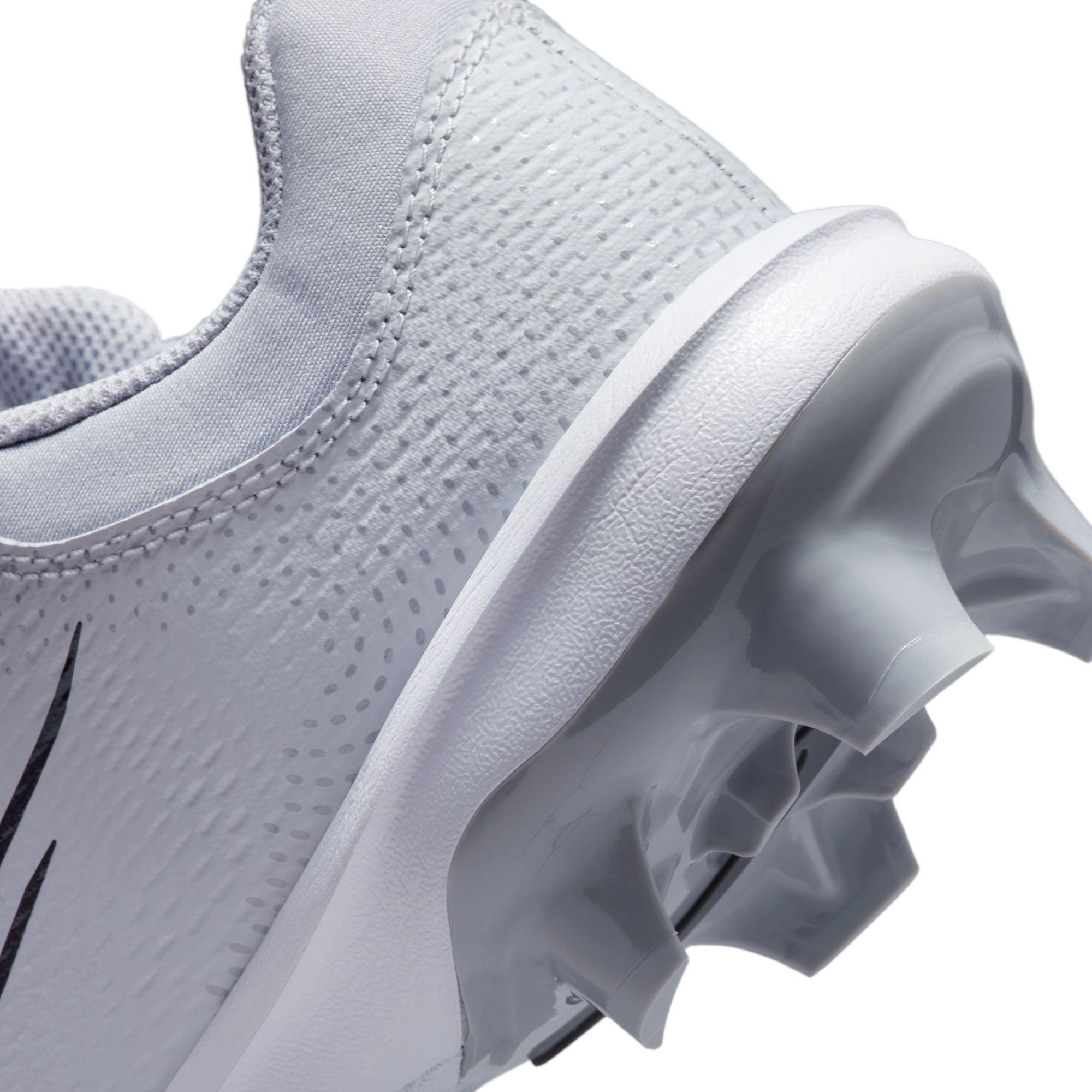 Nike Hyperdiamond 4 Pro MCS "Pure Platinum/Dark Grey/Wolf Grey" Women's Softball Cleat - GREY Thumbnail View 11
