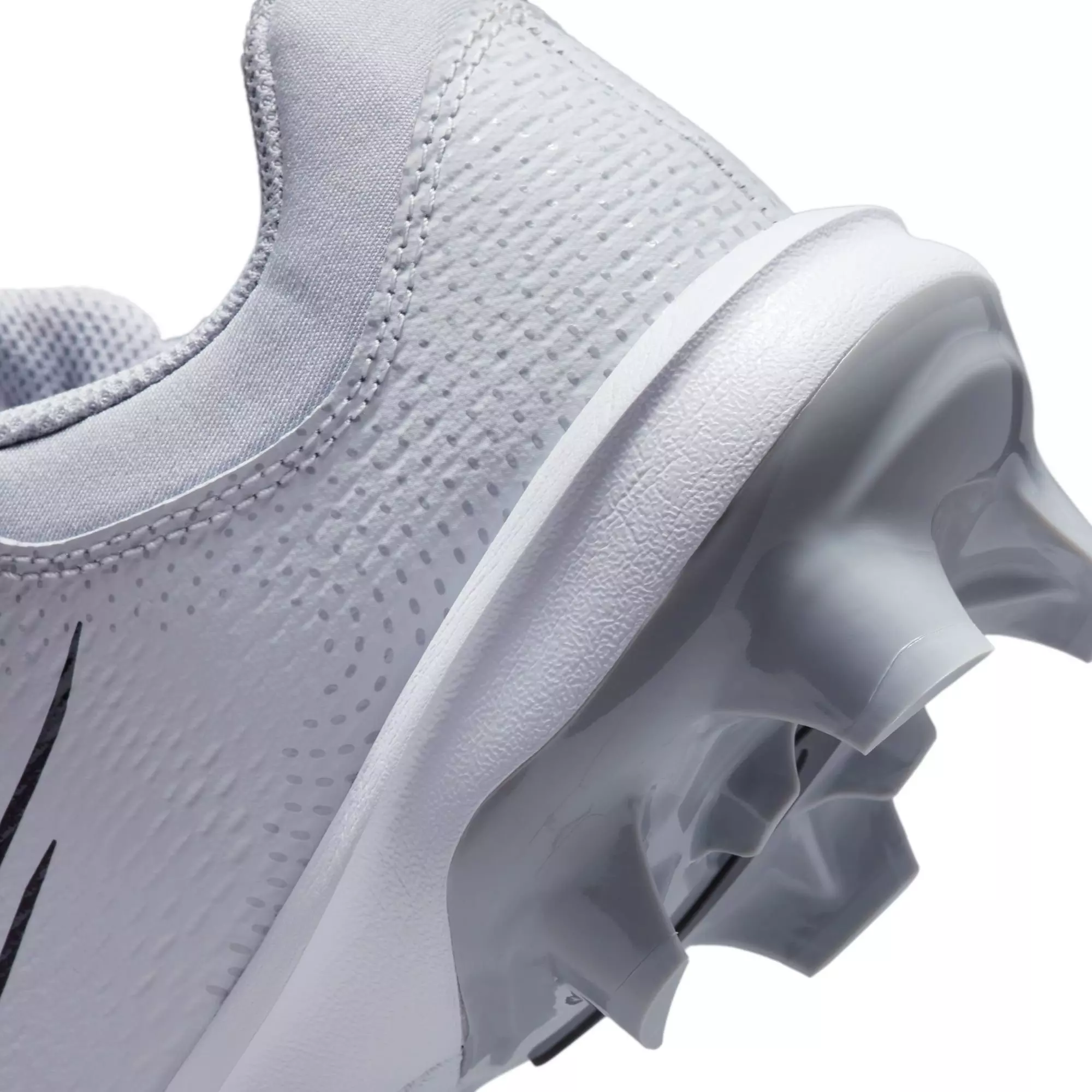 Nike Hyperdiamond 4 Pro MCS "Pure Platinum/Dark Grey/Wolf Grey" Women's Softball Cleat - GREY