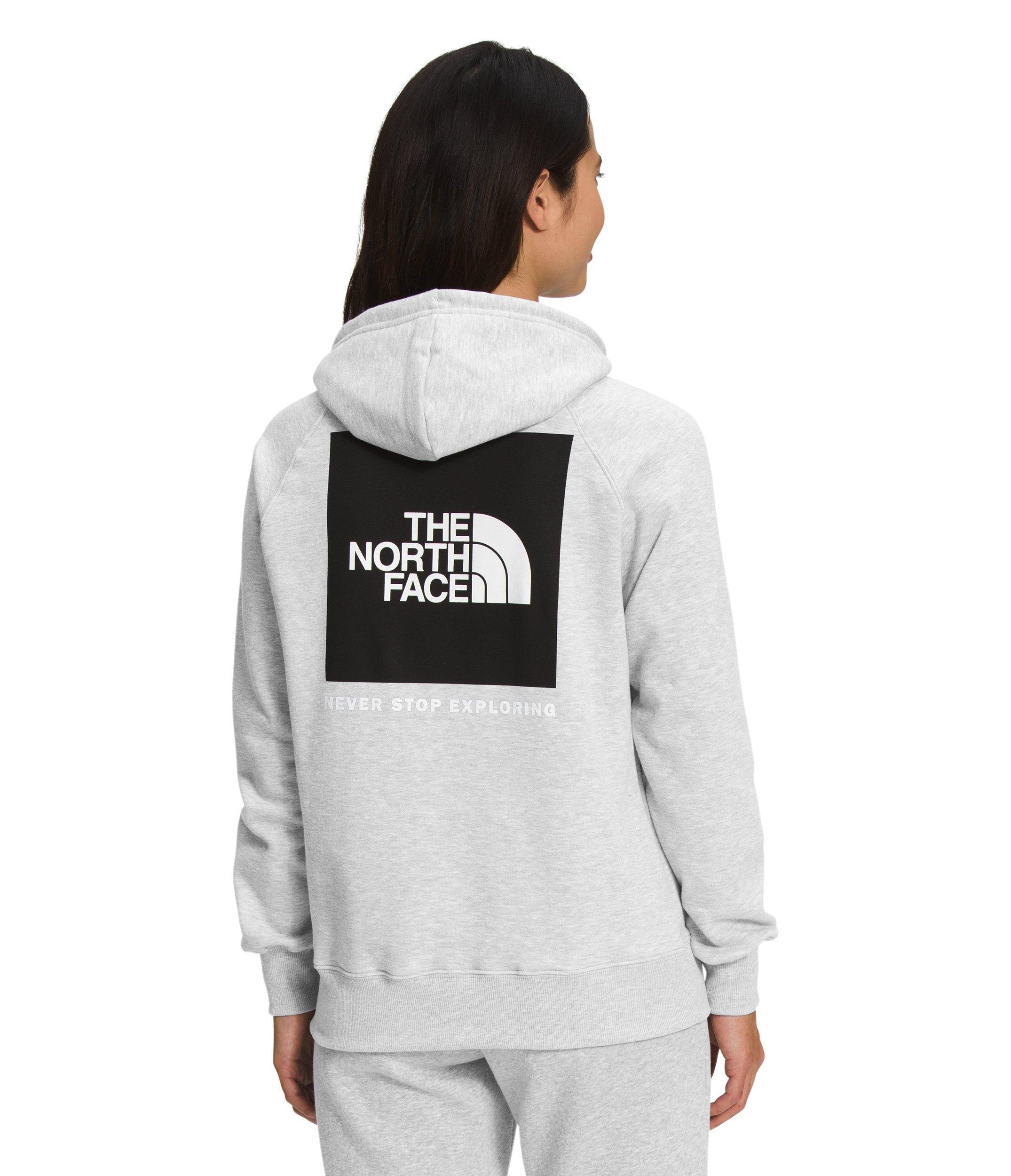 The North Face Women's Box NSE Pullover Hoodie - GREY/BLACK Thumbnail View 2