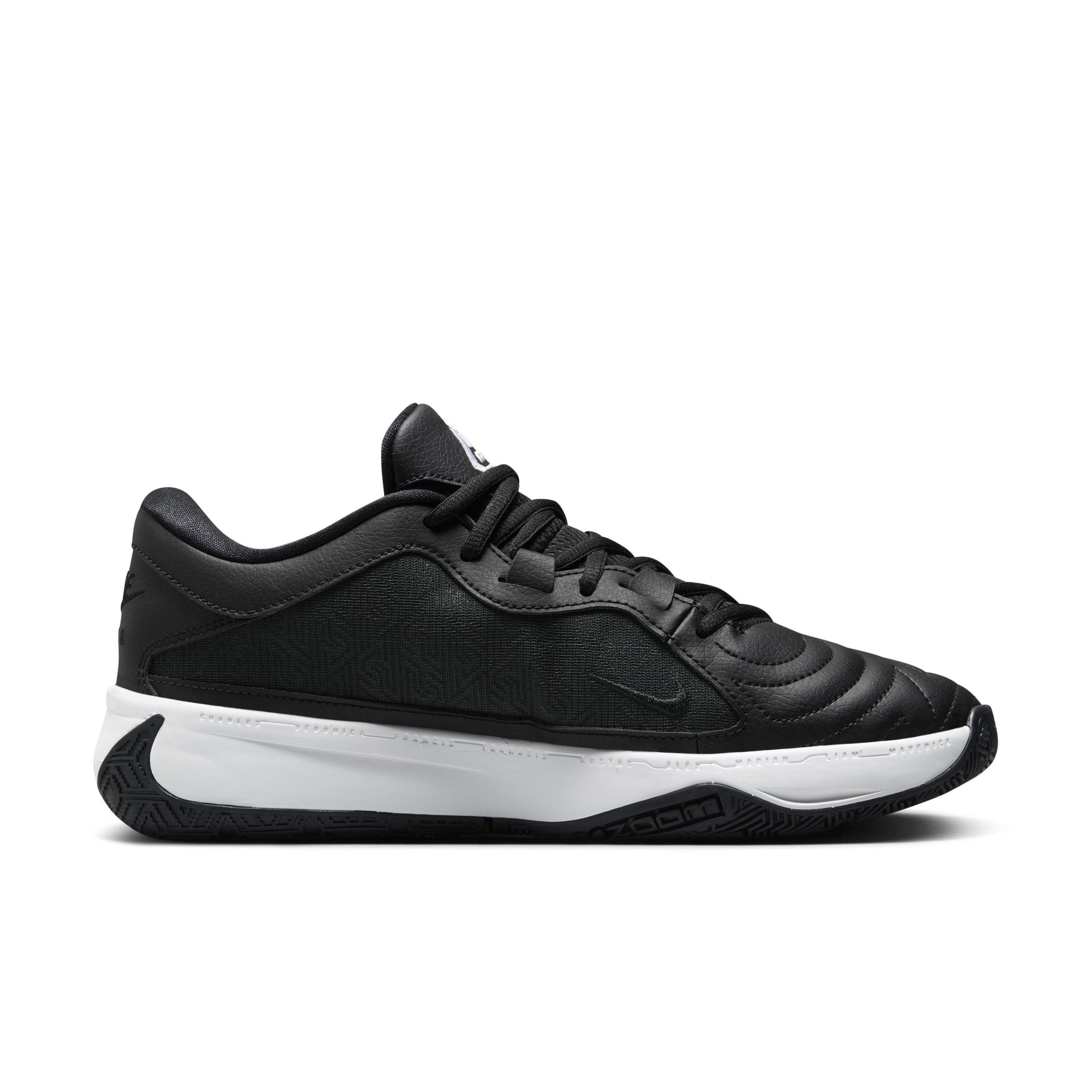 Nike Zoom Freak 5 (Team) "Black/White/Black" Men's Basketball Shoe - BLACK/WHITE/BLACK Thumbnail View 1