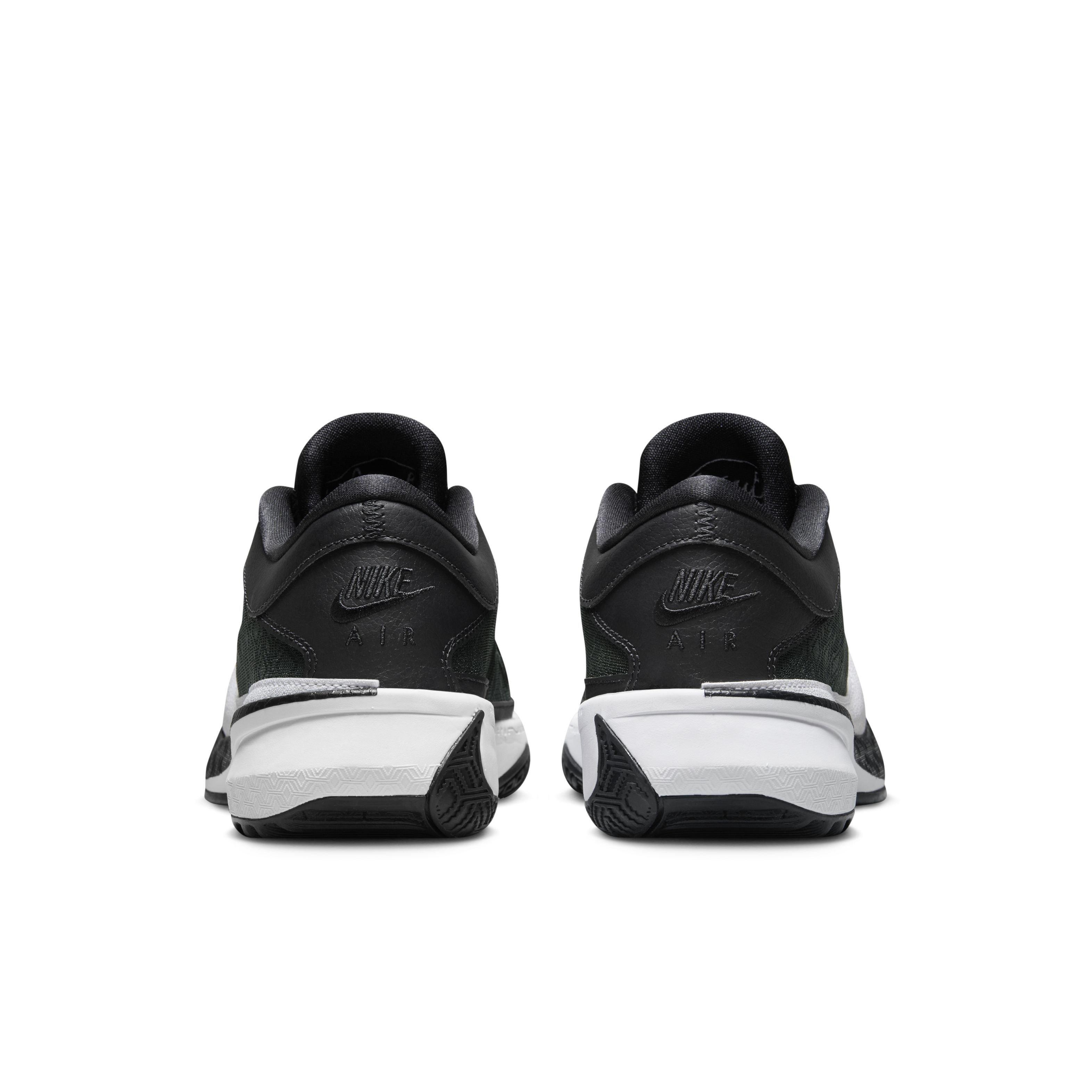 Nike Zoom Freak 5 (Team) "Black/White/Black" Men's Basketball Shoe - BLACK/WHITE/BLACK Thumbnail View 5