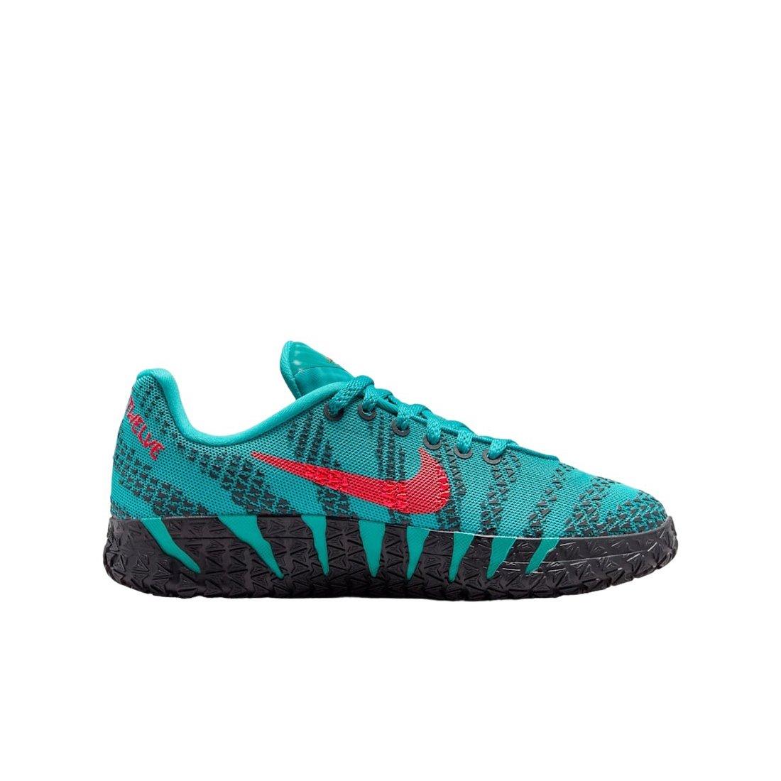 Nike Ja 3 "Turbo Green/Black/University Red" Grade School Boys' Basketball Shoe - GREEN/BLACK/RED Thumbnail View 1