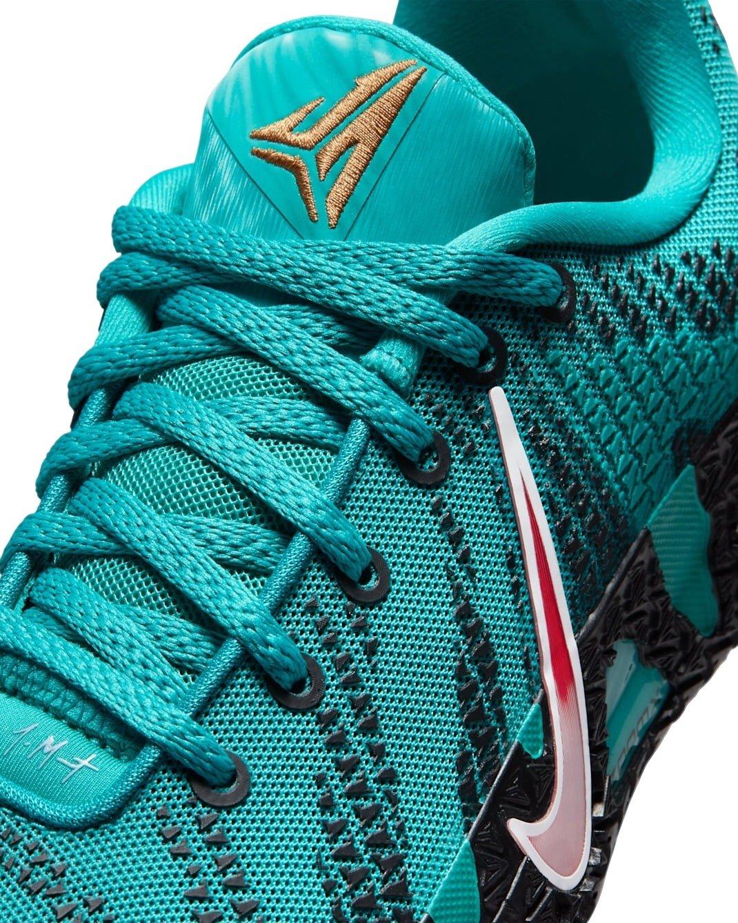 Nike Ja 3 "Turbo Green/Black/University Red" Grade School Boys' Basketball Shoe - GREEN/BLACK/RED Thumbnail View 6