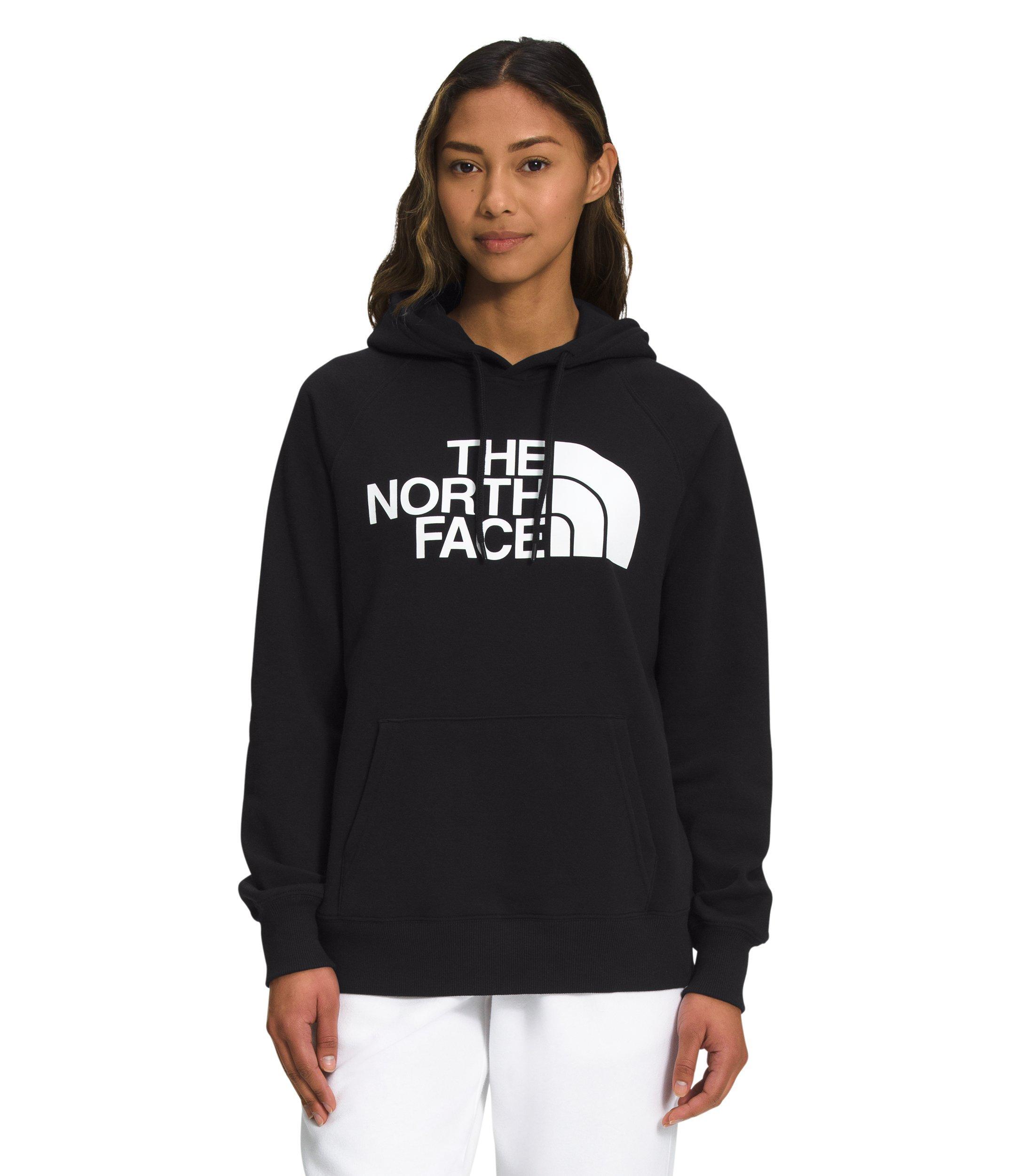 The North Face Women's Half Dome Pullover Hoodie - BLACK/WHITE