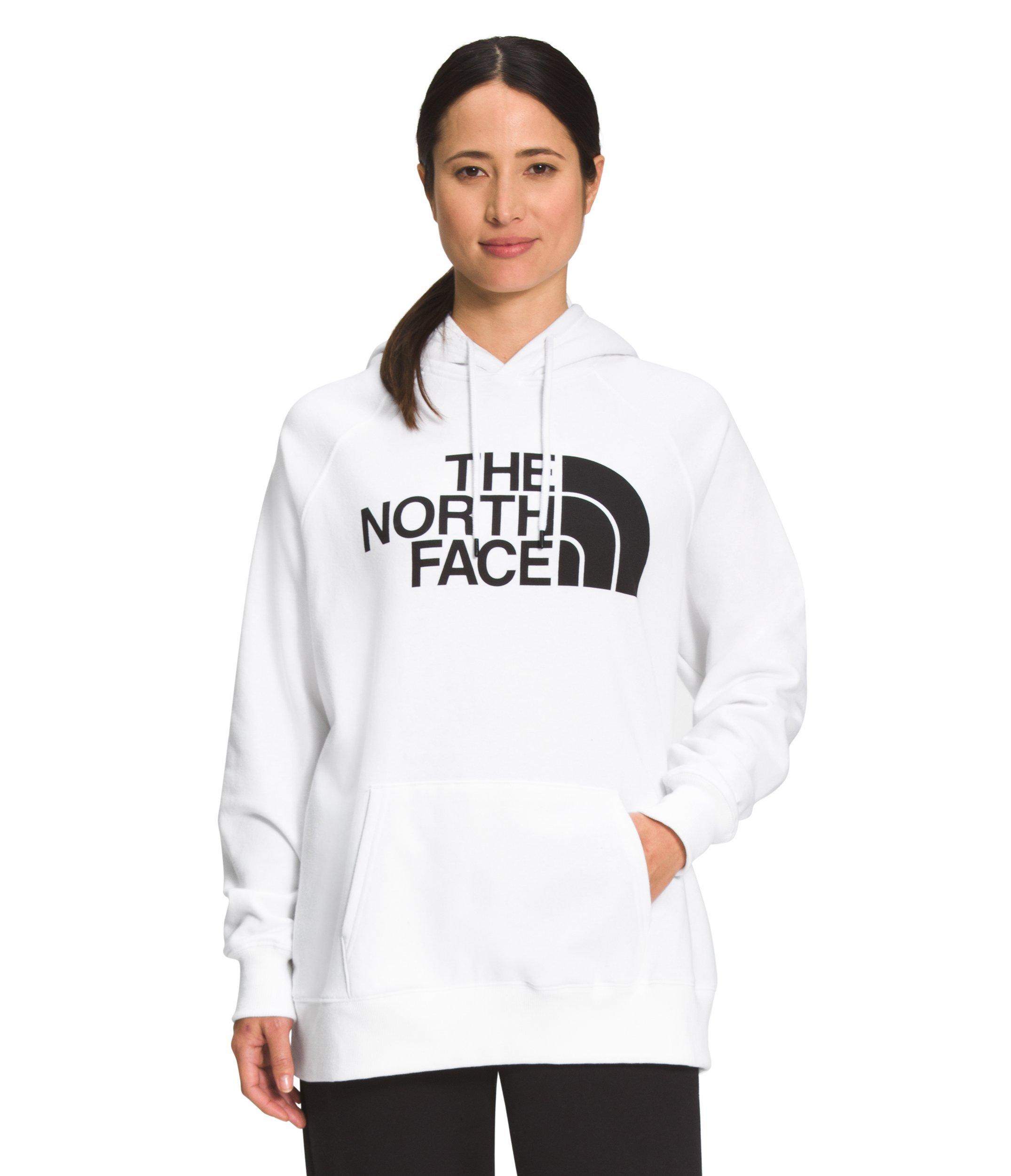 The North Face Women's Half Dome Pullover Hoodie - WHITE/BLACK Thumbnail View 1