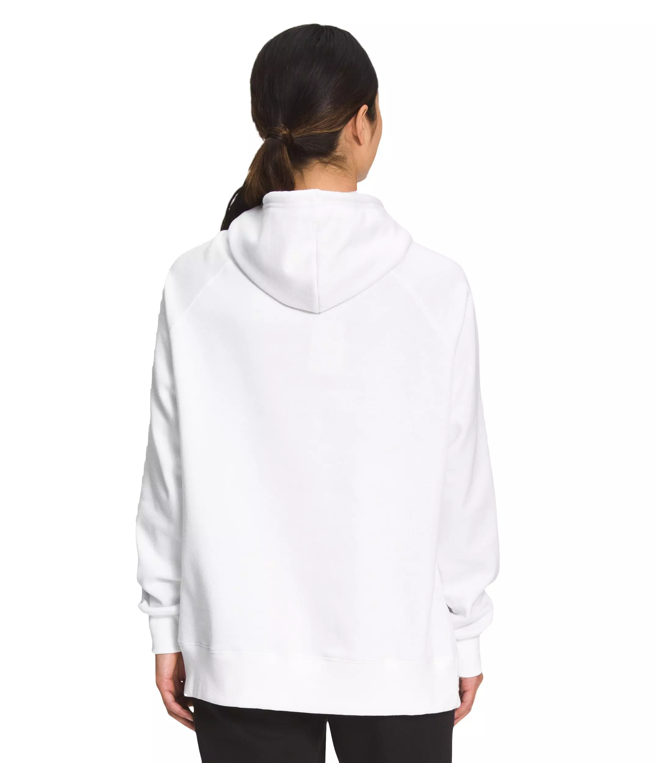 The North Face Women's Half Dome Pullover Hoodie - WHITE/BLACK