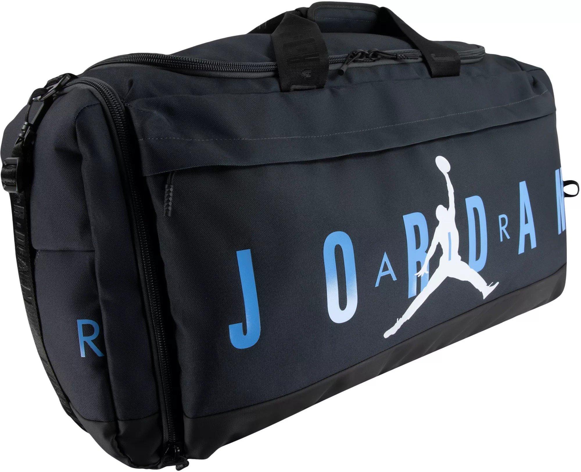 Jordan Velocity Duffle Bag Medium - Black/Blue - DK GREY Thumbnail View 3