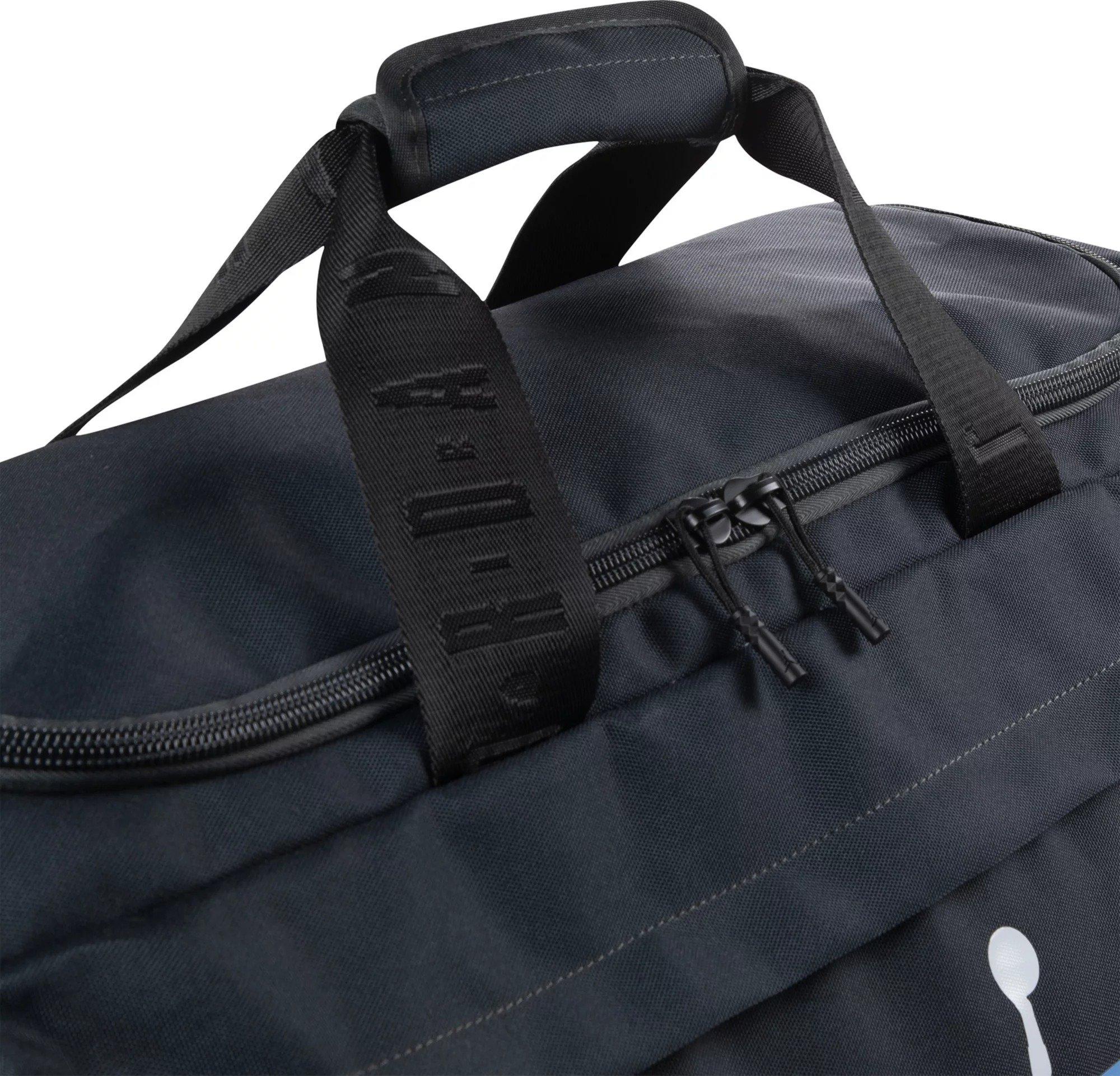 Jordan Velocity Duffle Bag Medium - Black/Blue - DK GREY Thumbnail View 6