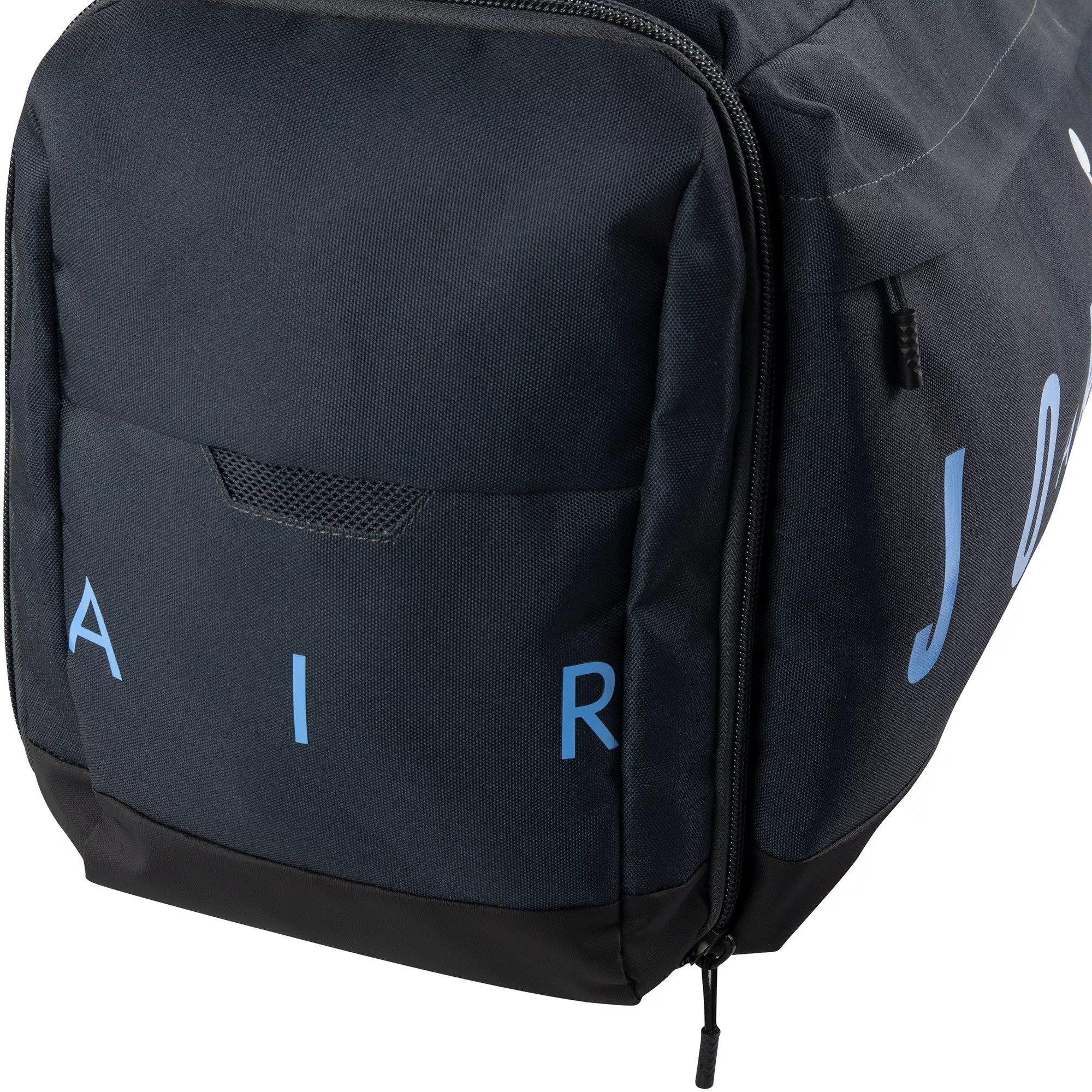Jordan Velocity Duffle Bag Medium - Black/Blue - DK GREY Thumbnail View 7